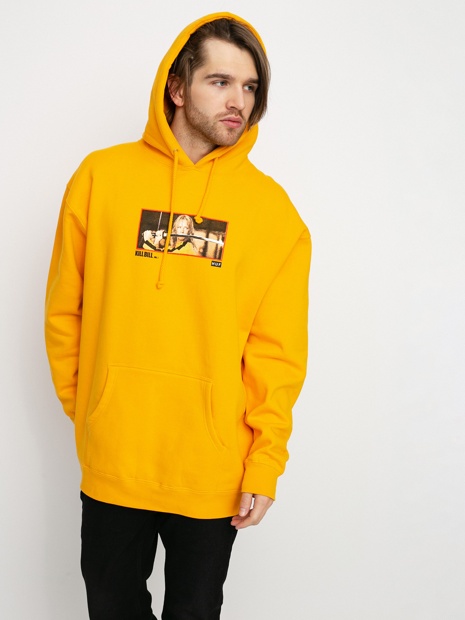 HUF X Kill Bill Revenge HD Kapucnis pulóver (yellow)