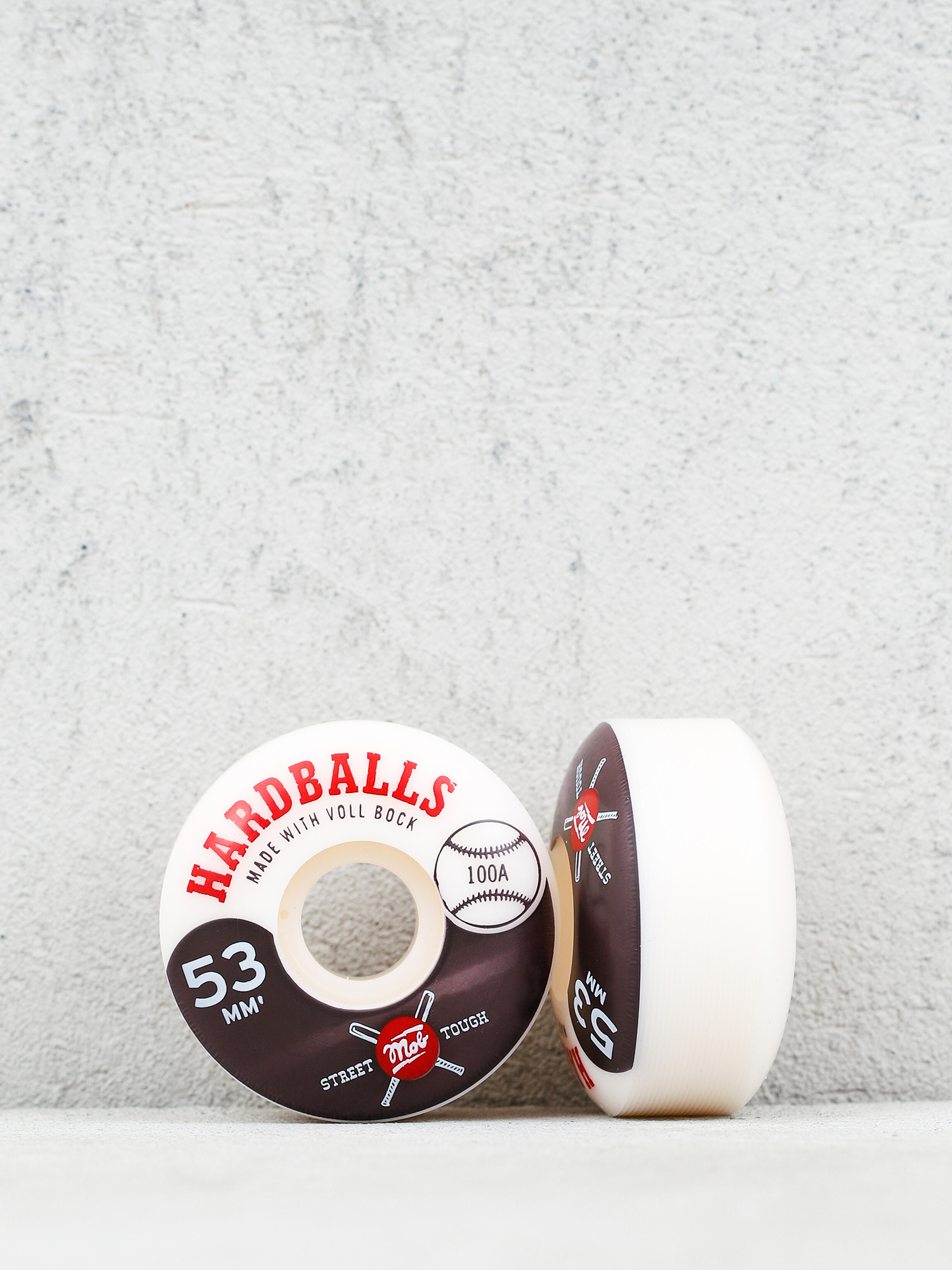 Mob Skateboards Hardballs Gu00f6rdeszka keru00e9k (white/black)