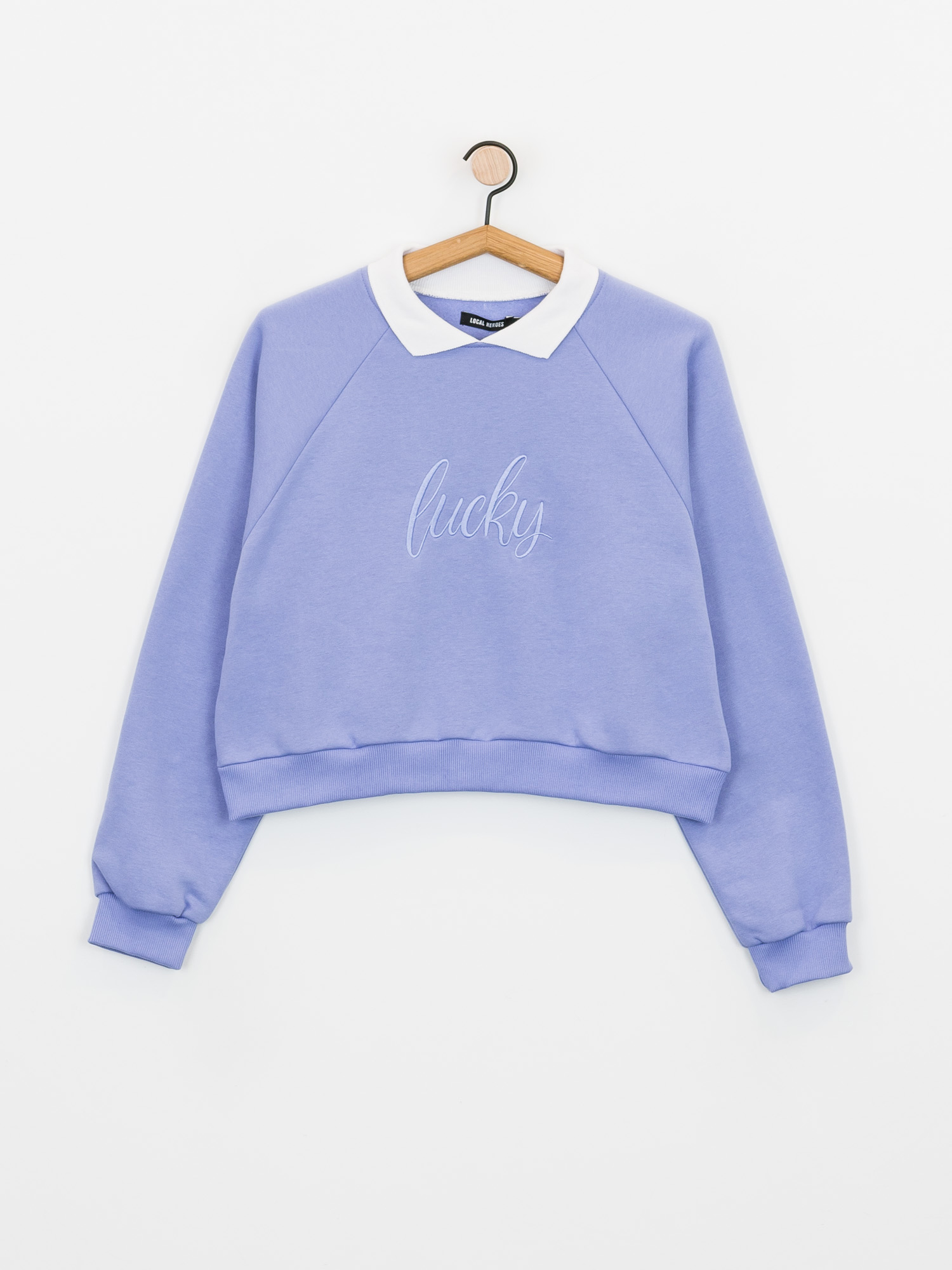 Local Heroes Lucky Collar Raglan Wmn Pulóver (blueberry)