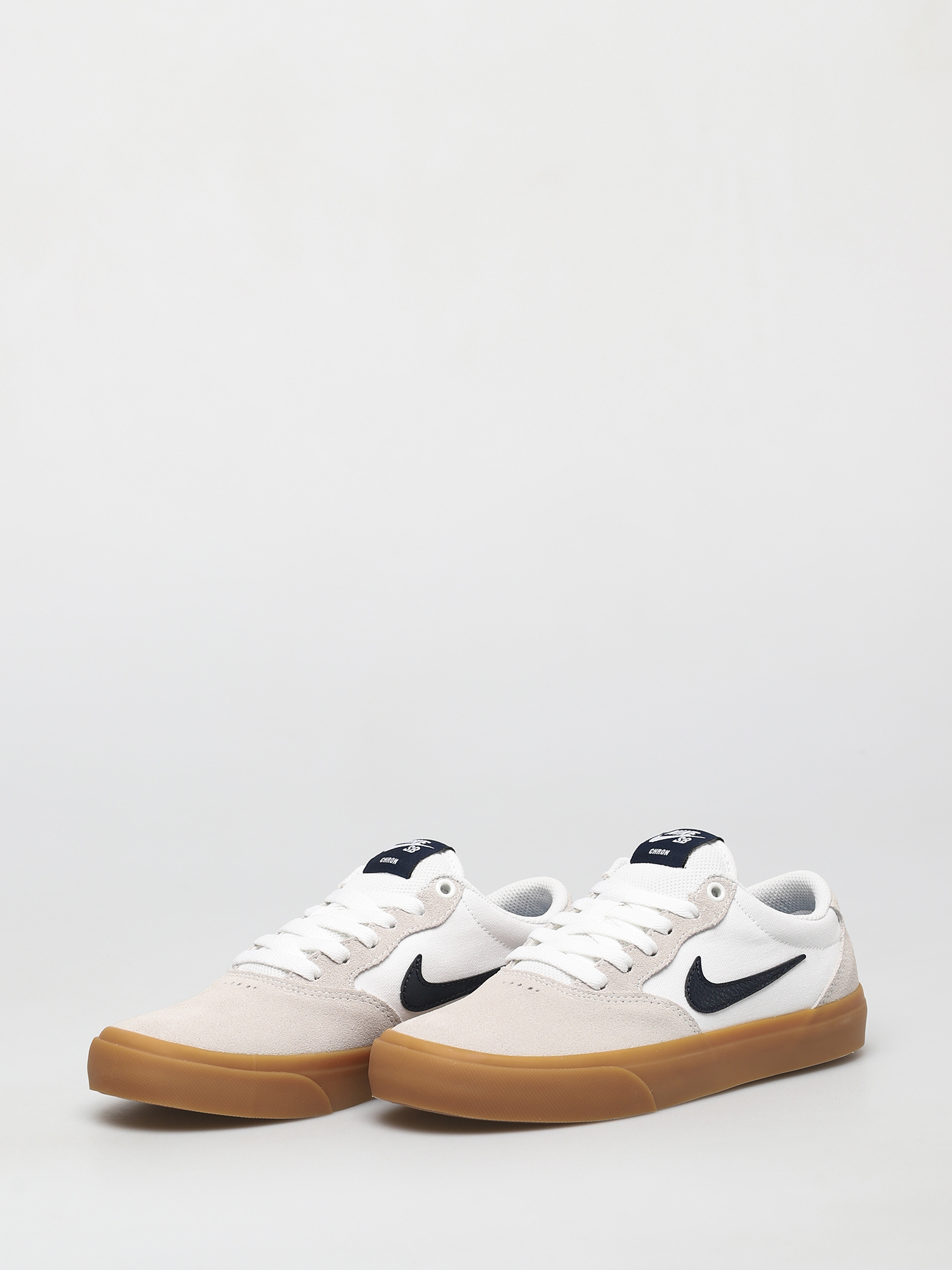 Nike SB Chron Solarsoft Cipők (white/obsidian white white)