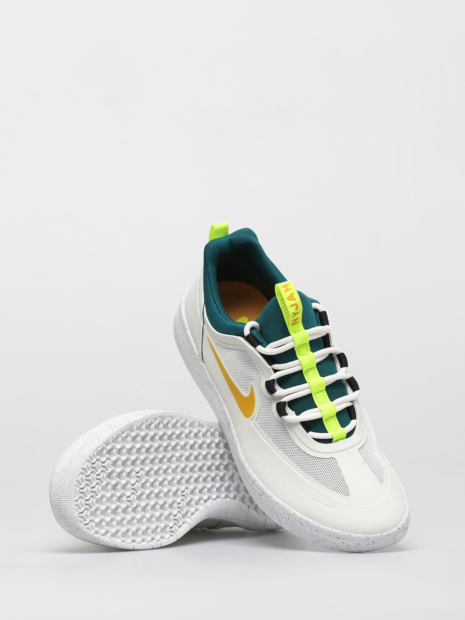 Nike SB Nyjah Free 2 Cipők (summit white/university gold geode teal)
