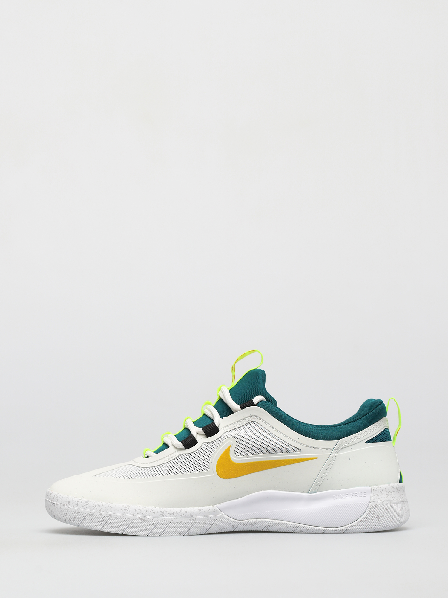Nike SB Nyjah Free 2 Cipők (summit white/university gold geode teal)