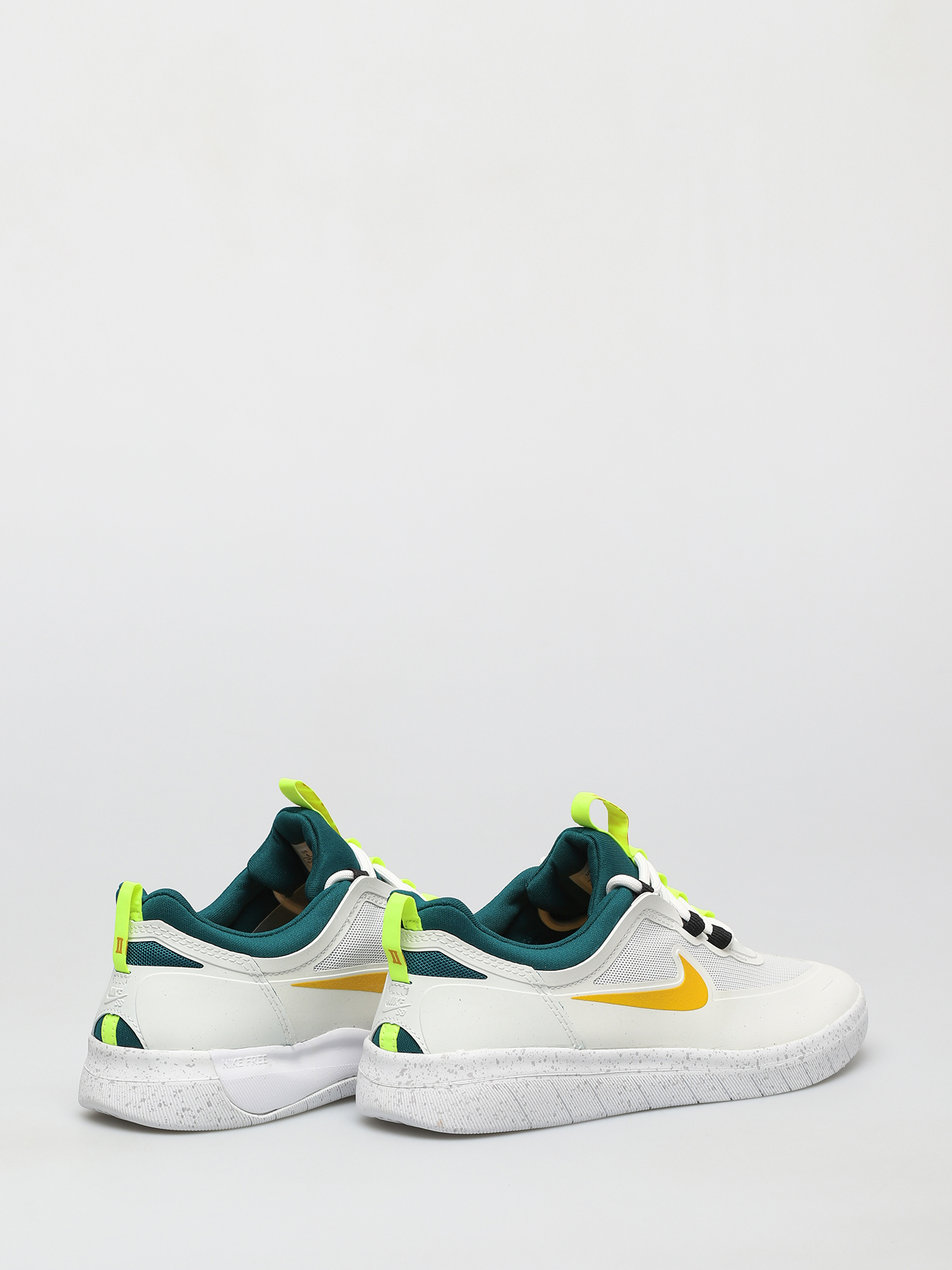 Nike SB Nyjah Free 2 Cipők (summit white/university gold geode teal)