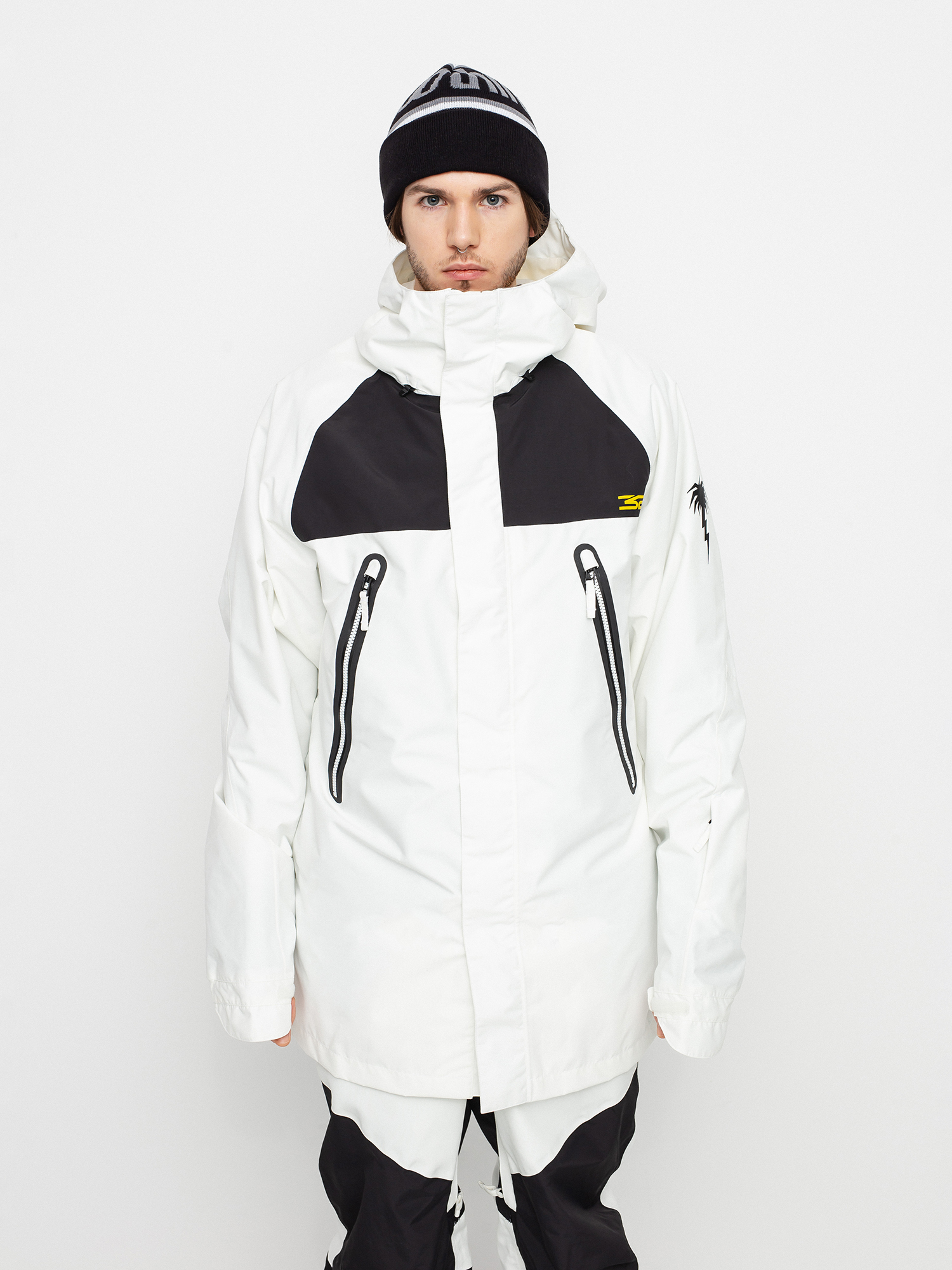 Férfi ThirtyTwo Spring Break Pintail Powder Pa Snowboard dzseki (white)