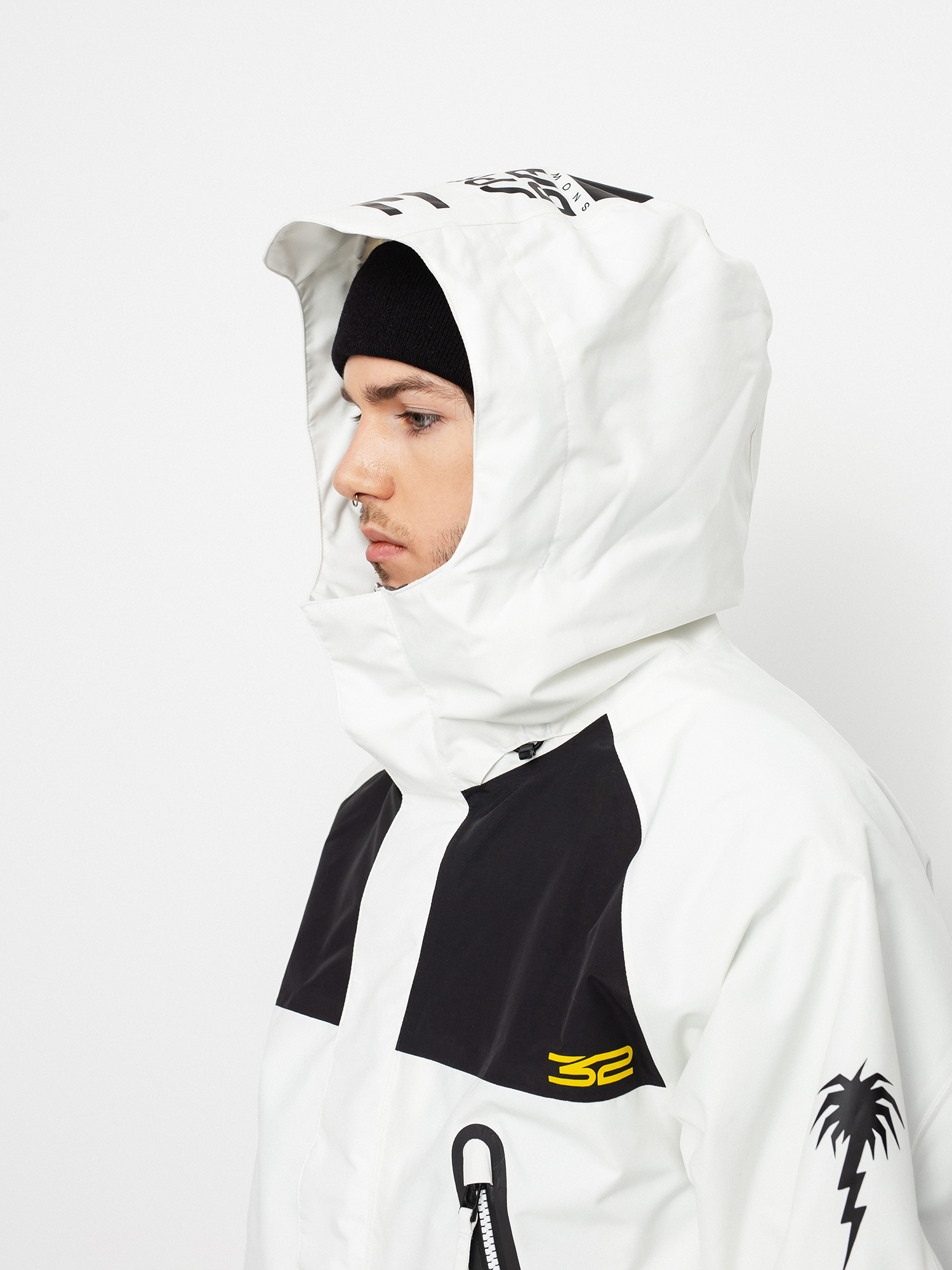 Férfi ThirtyTwo Spring Break Pintail Powder Pa Snowboard dzseki (white)