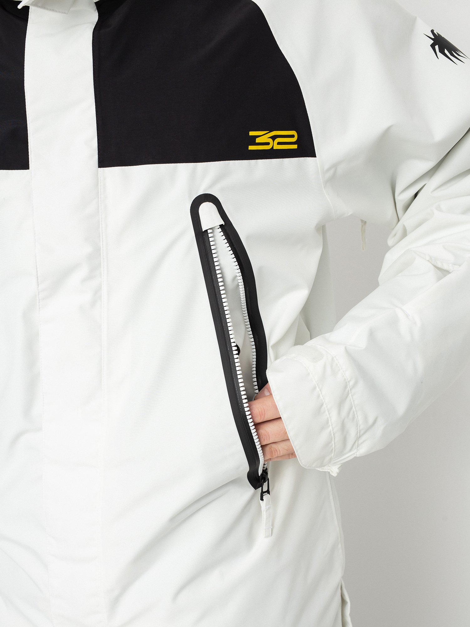 Férfi ThirtyTwo Spring Break Pintail Powder Pa Snowboard dzseki (white)