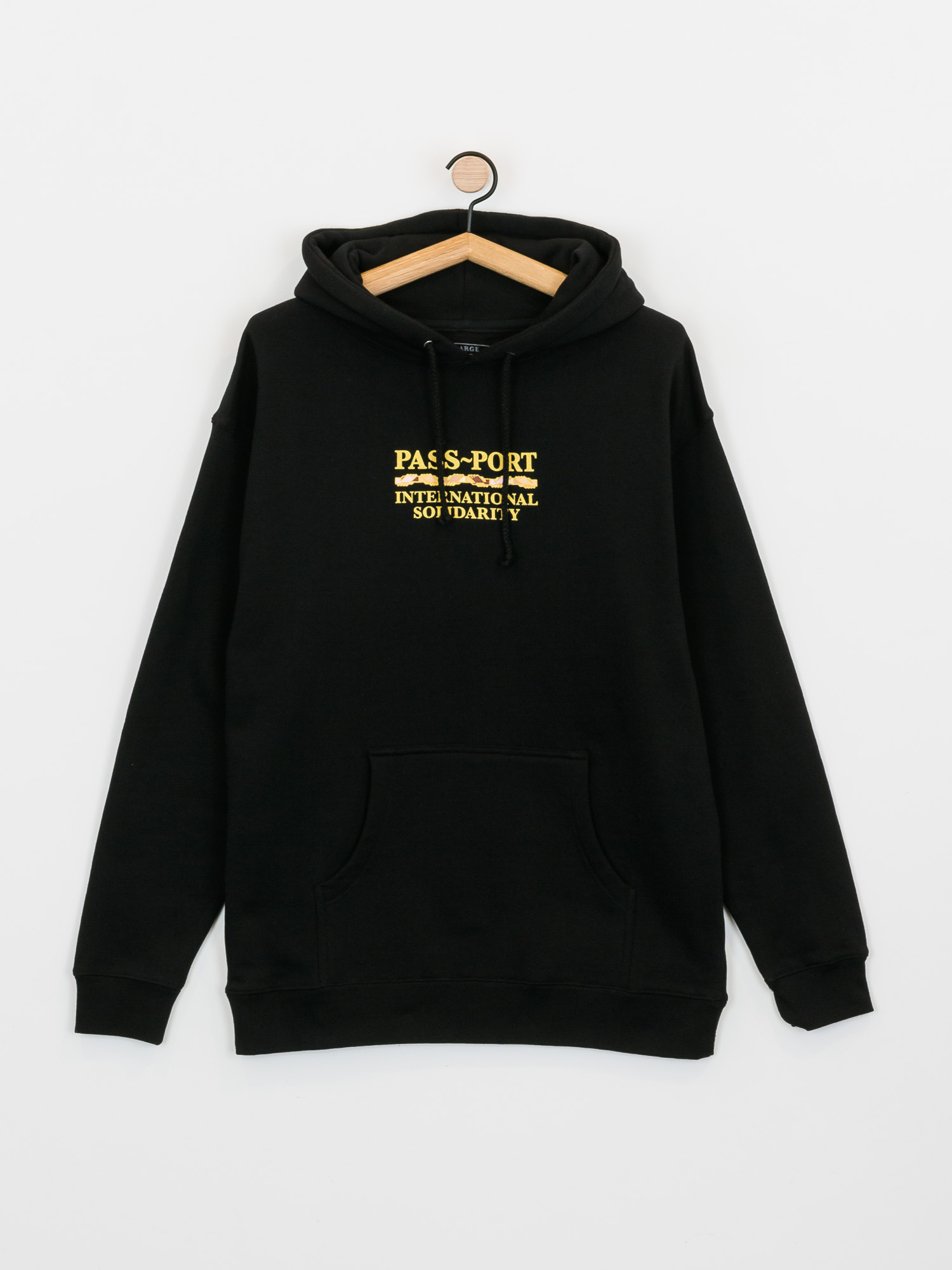 Pass Port Inter Solid HD Kapucnis pulóver (black)