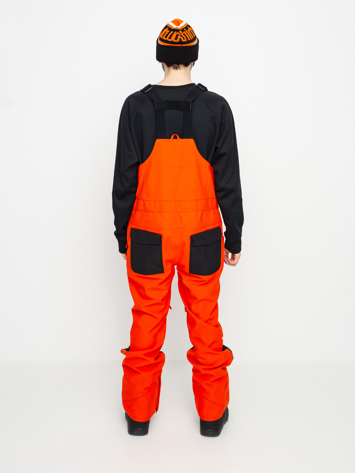 Férfi ThirtyTwo Basement Bib Snowboard nadrág (orange)
