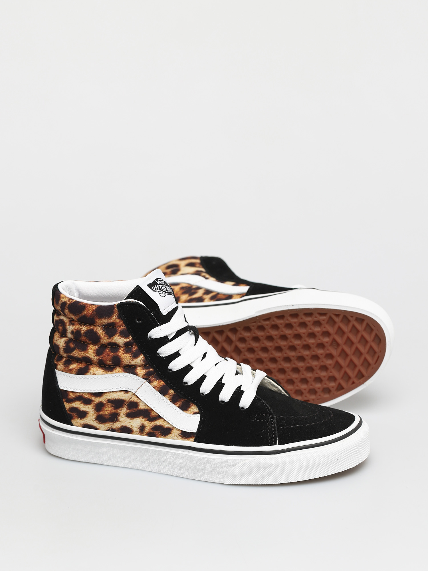 Vans Sk8 Hi Cipők (leopard black/true white)