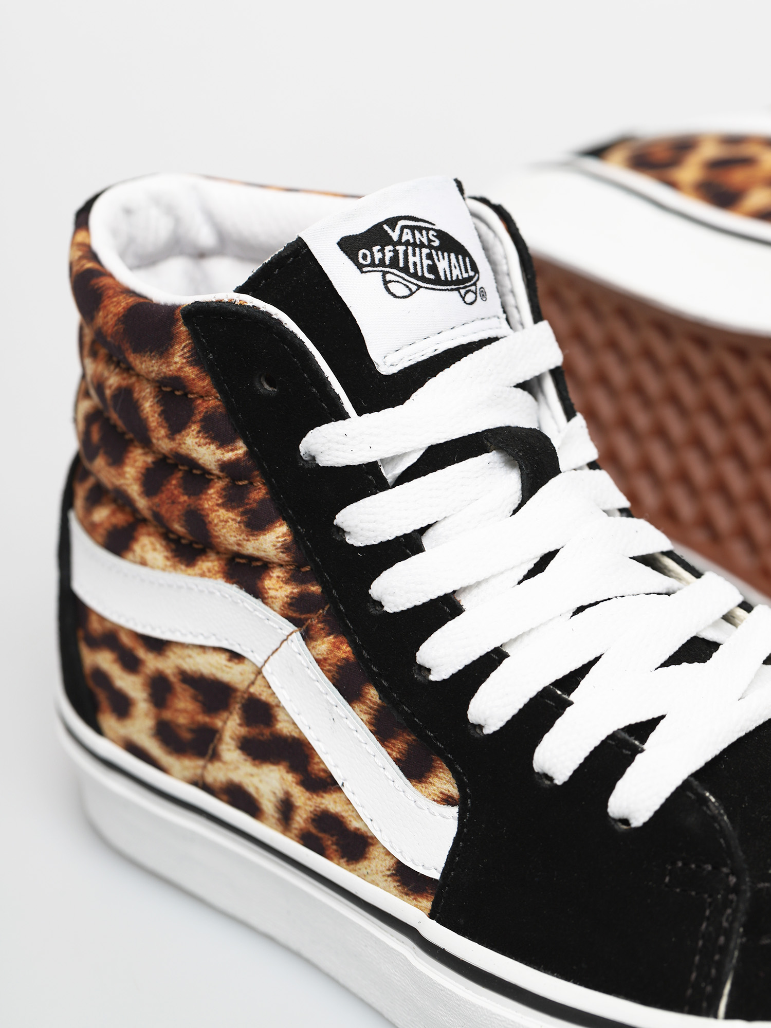 Vans Sk8 Hi Cipők (leopard black/true white)