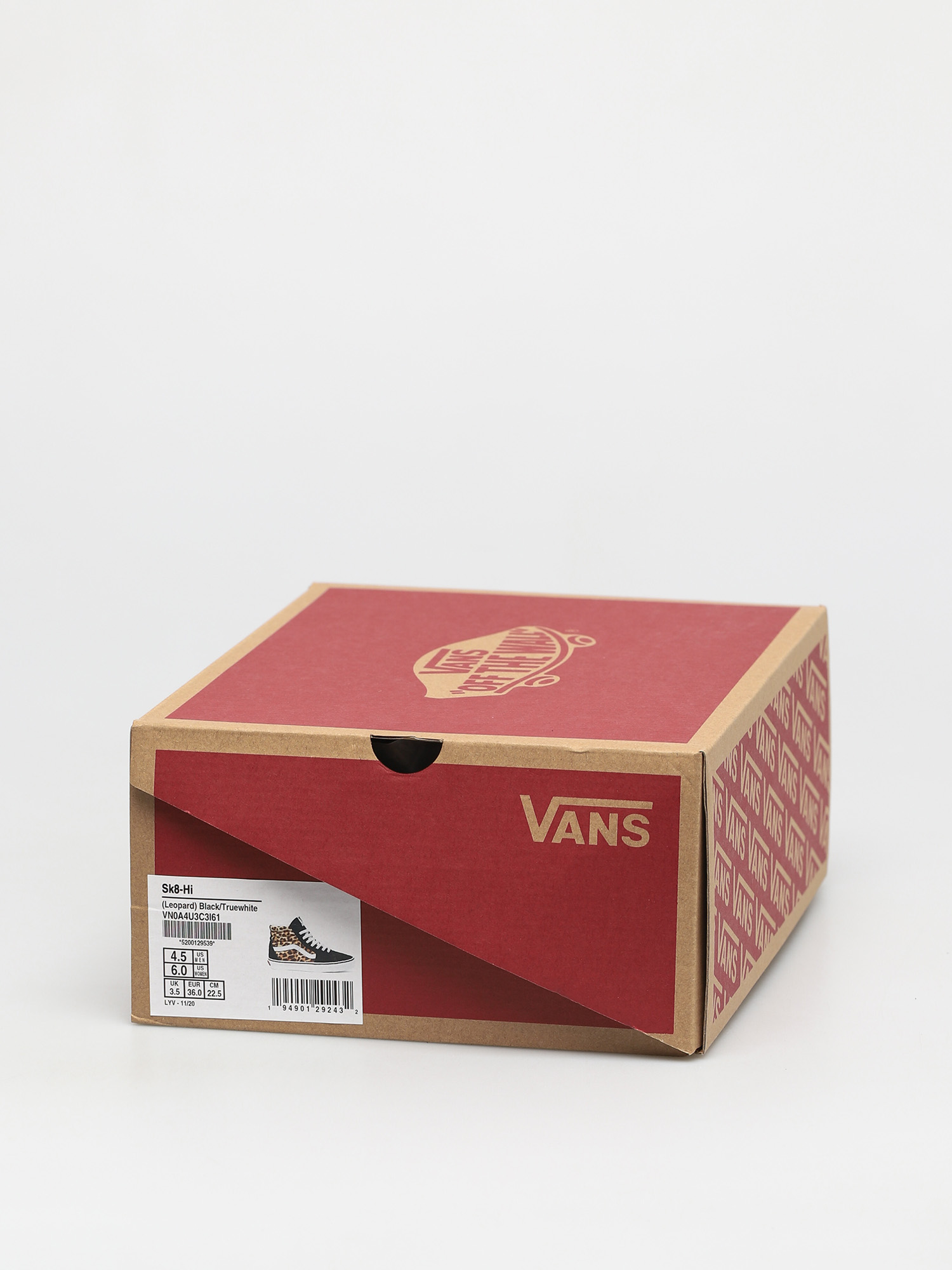 Vans Sk8 Hi Cipők (leopard black/true white)