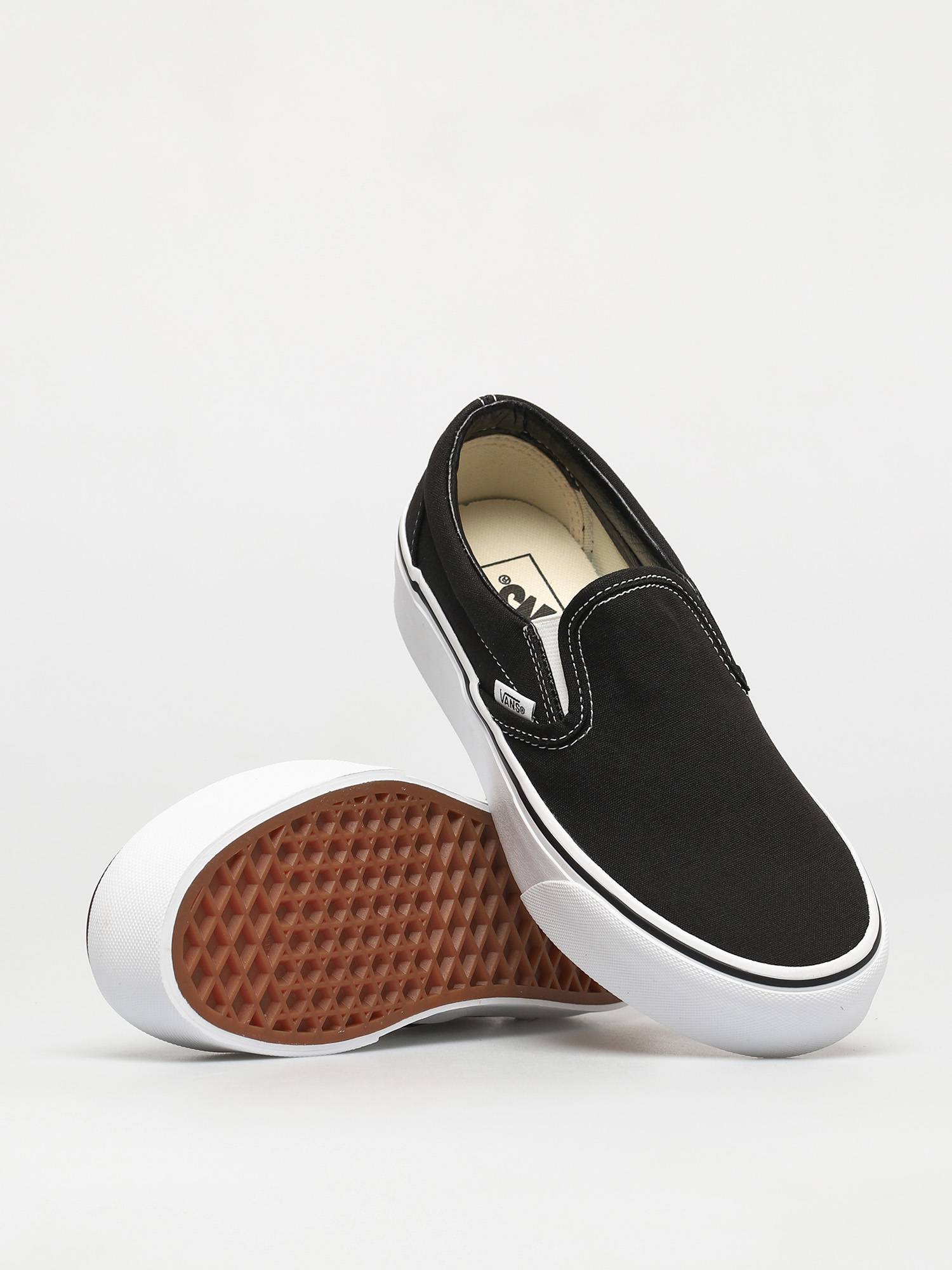 Vans Classic Slip On Platform Cipők (black)