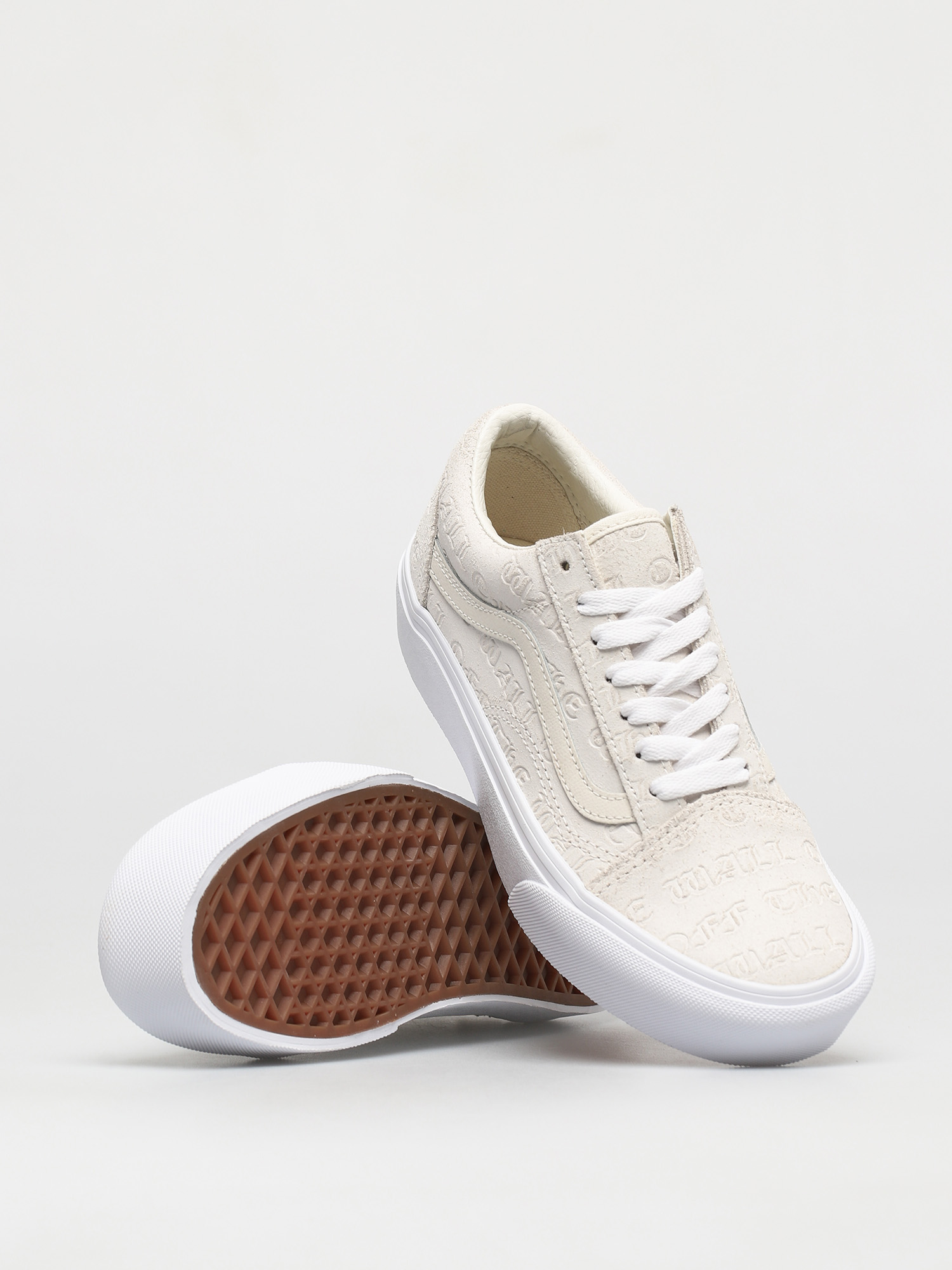 Vans Old Skool Platform Cipők (deboss otw marshmallow/marshmallow)