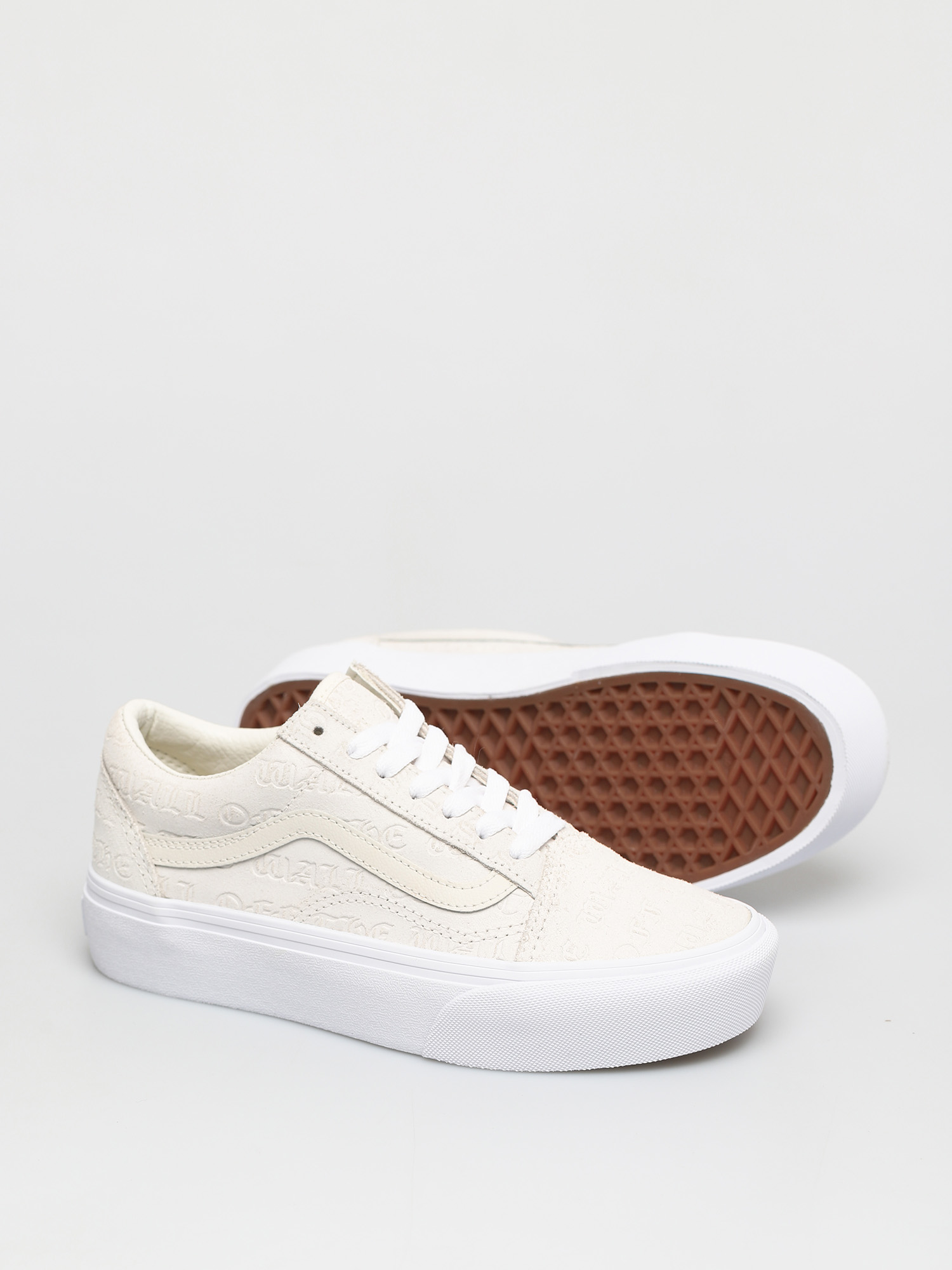 Vans Old Skool Platform Cipők (deboss otw marshmallow/marshmallow)