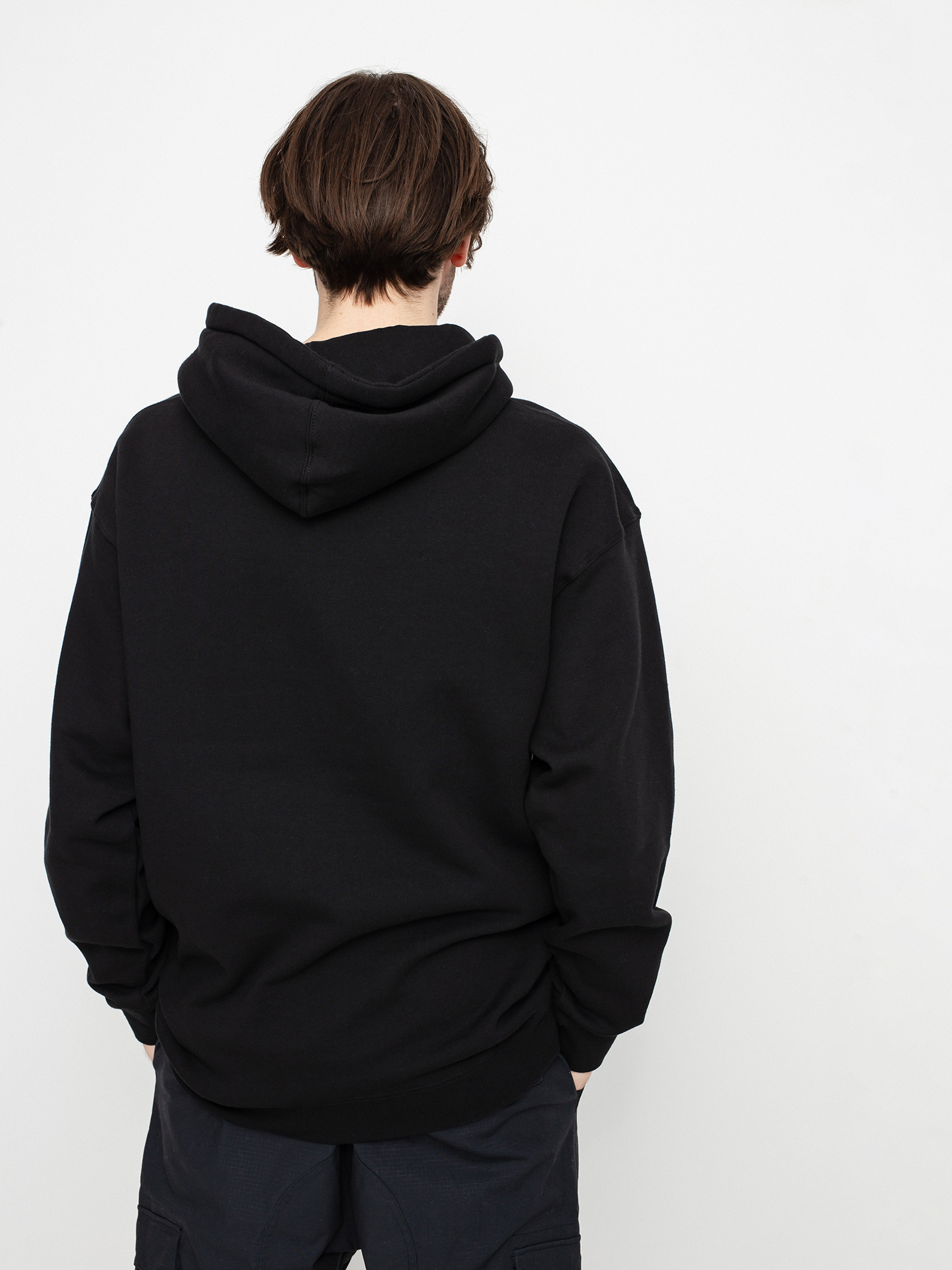 Pass Port Inter Solid HD Kapucnis pulóver (black)