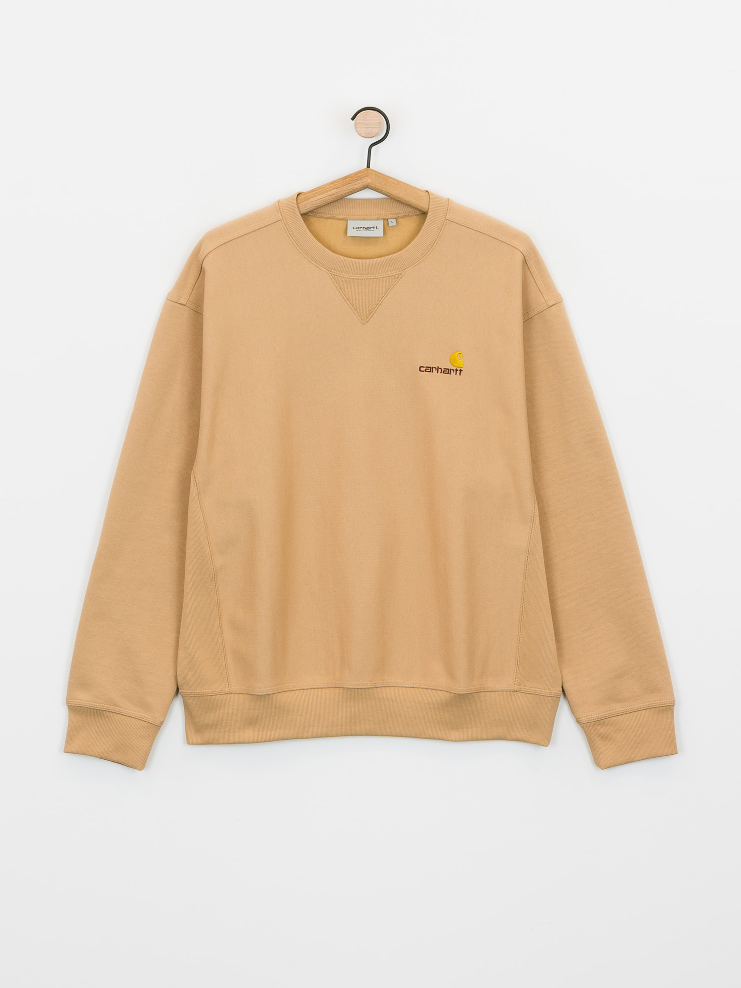 Carhartt WIP American Script Pulóver (dusty h brown)