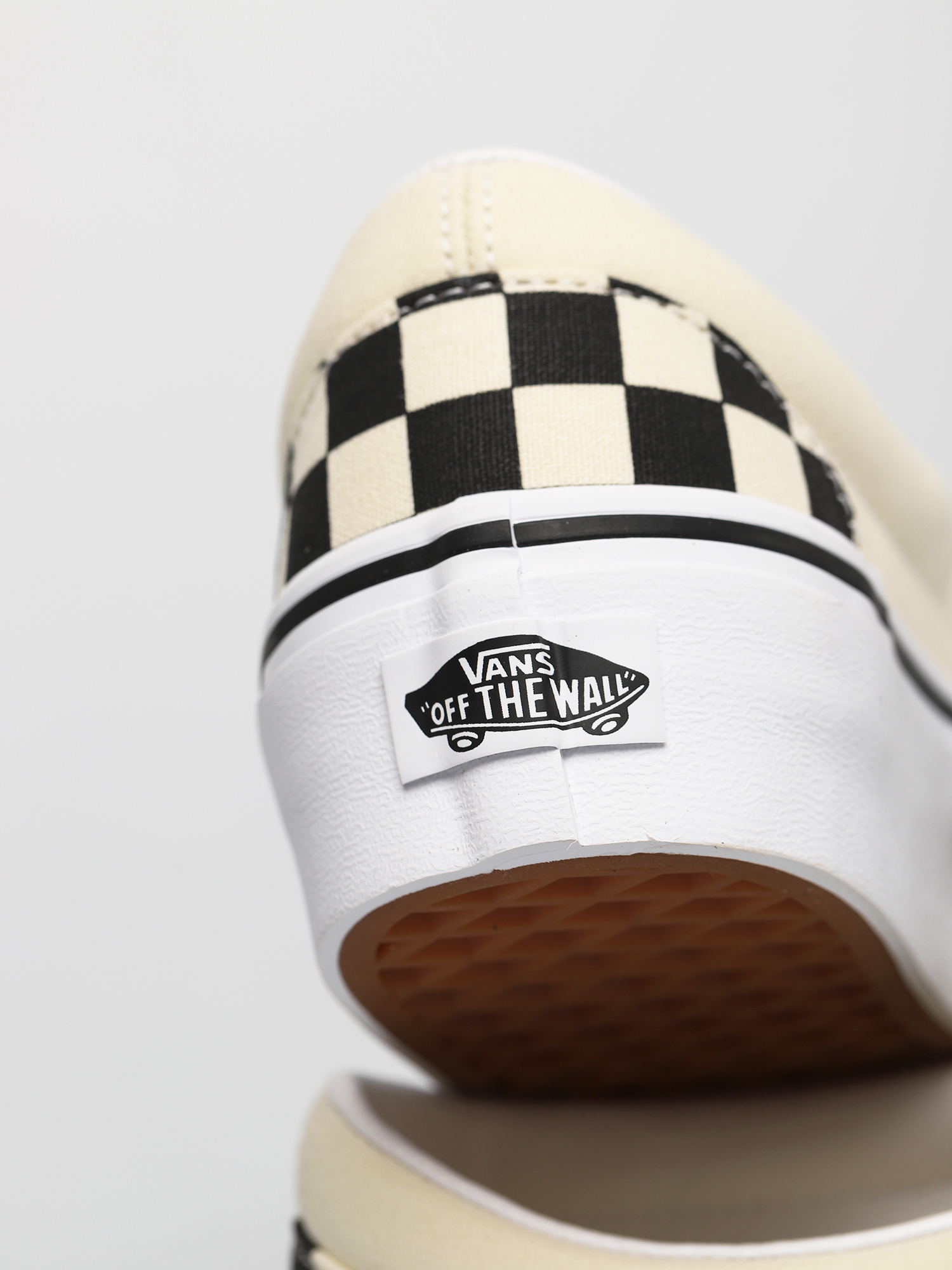 Vans Classic Slip On Platform Cipők (blk whtchckerboard/wht)