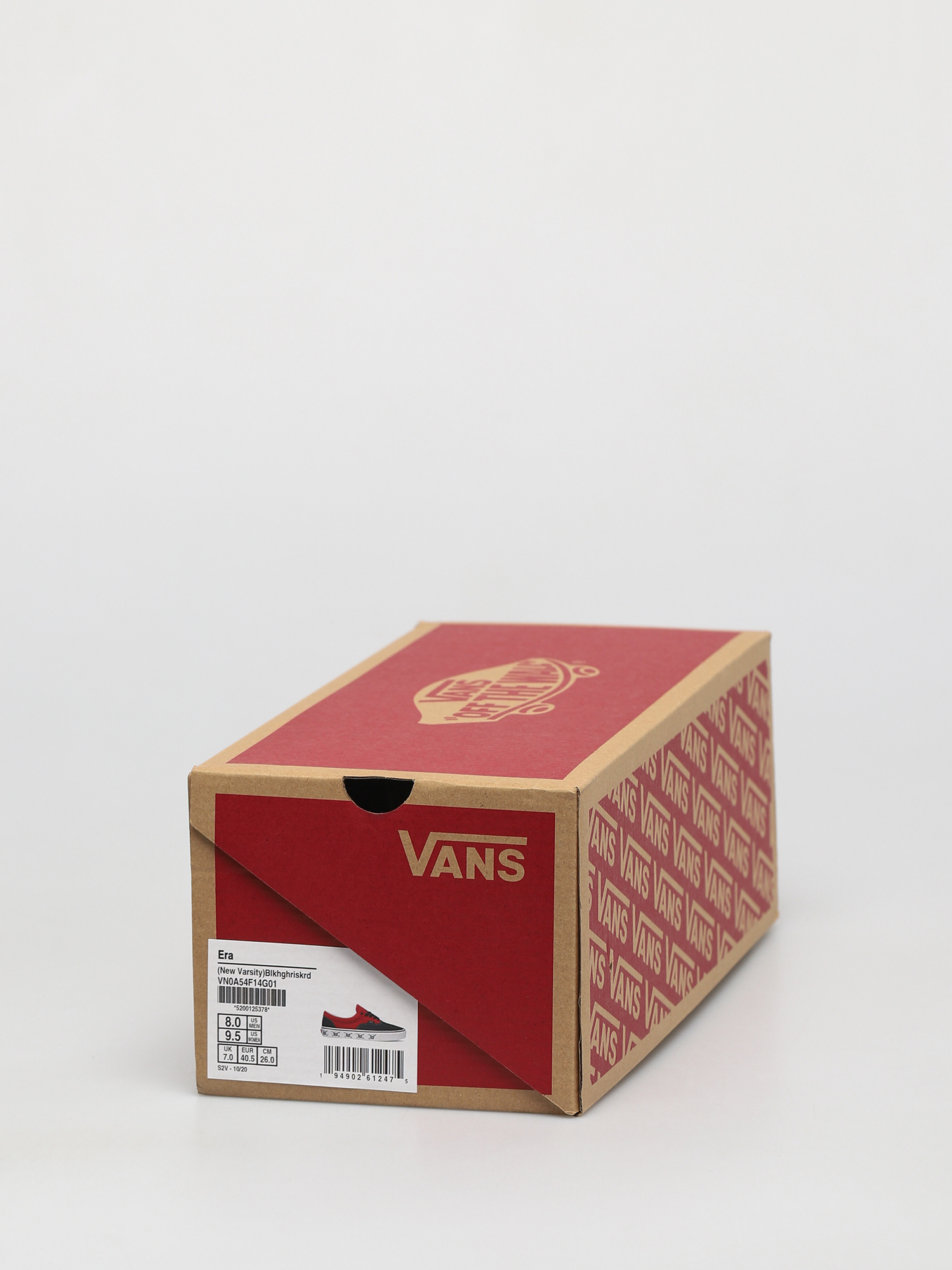 Vans Era Cipők (new varsity black/high risk red)