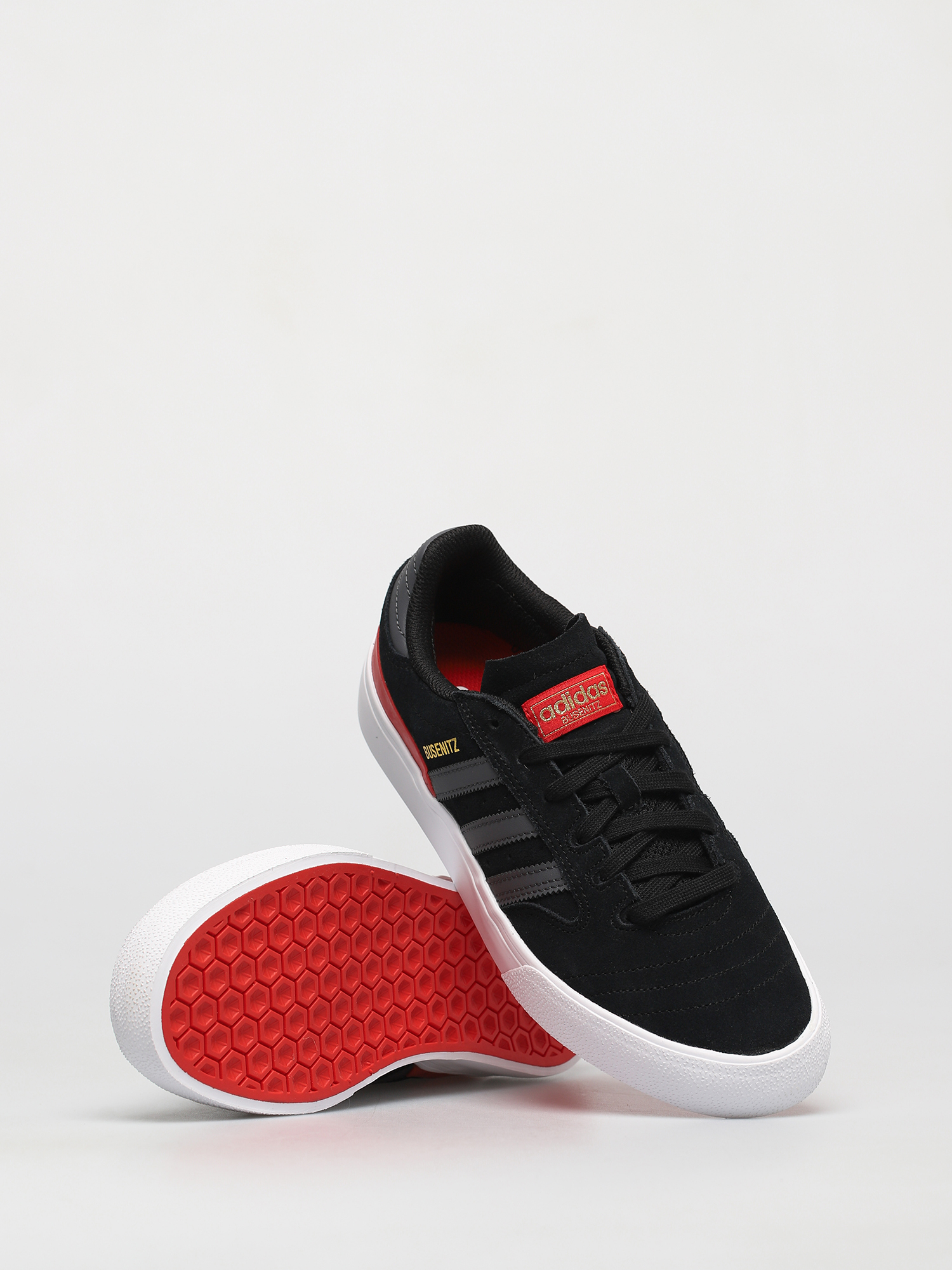 adidas Busenitz Vulc II Cipők (cblack/dgsogr/vivred)