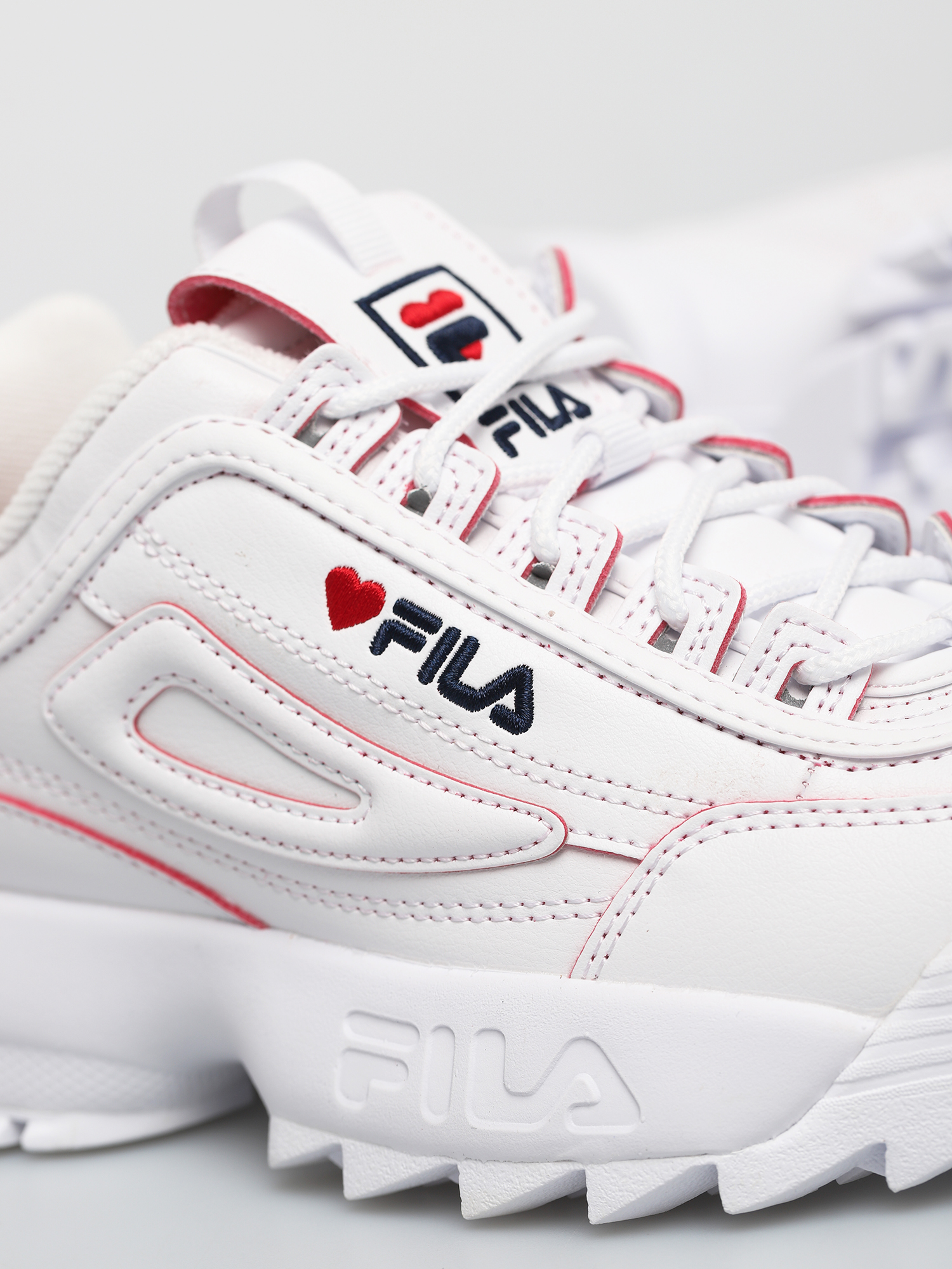 Fila Disruptor V Day Wmn Cipők (white/fila red)