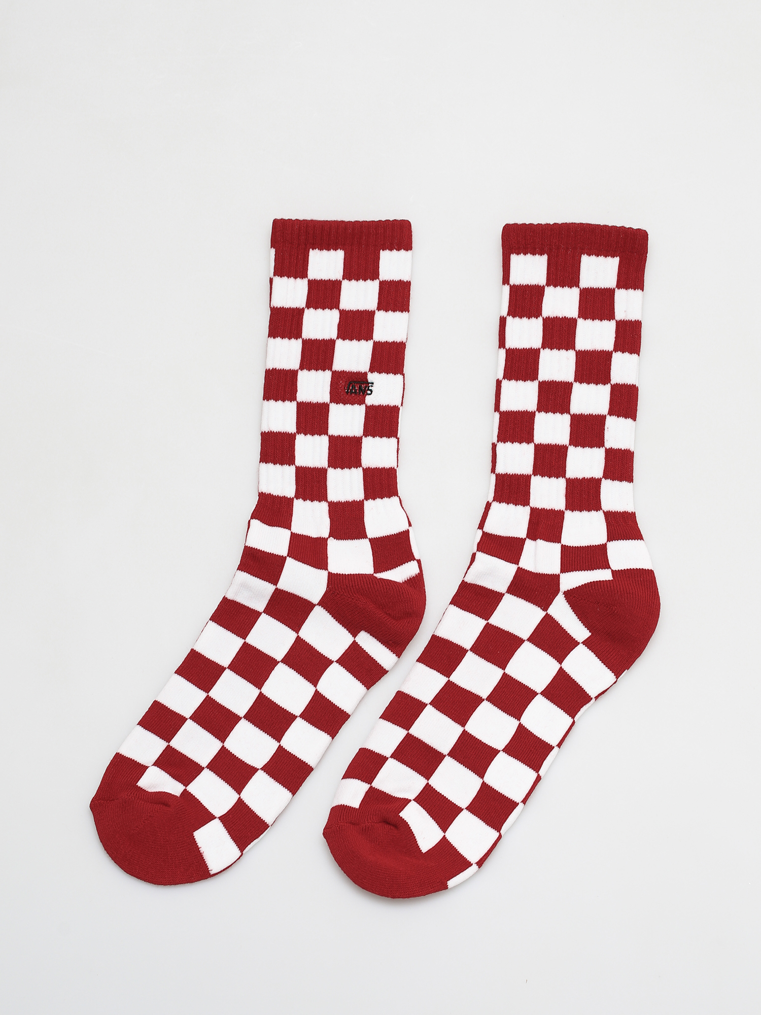 Vans Checkerboard Crew II Zokni (red/white check)