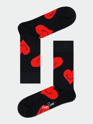 Happy Socks Valentine 2Pk Zokni (black/red)