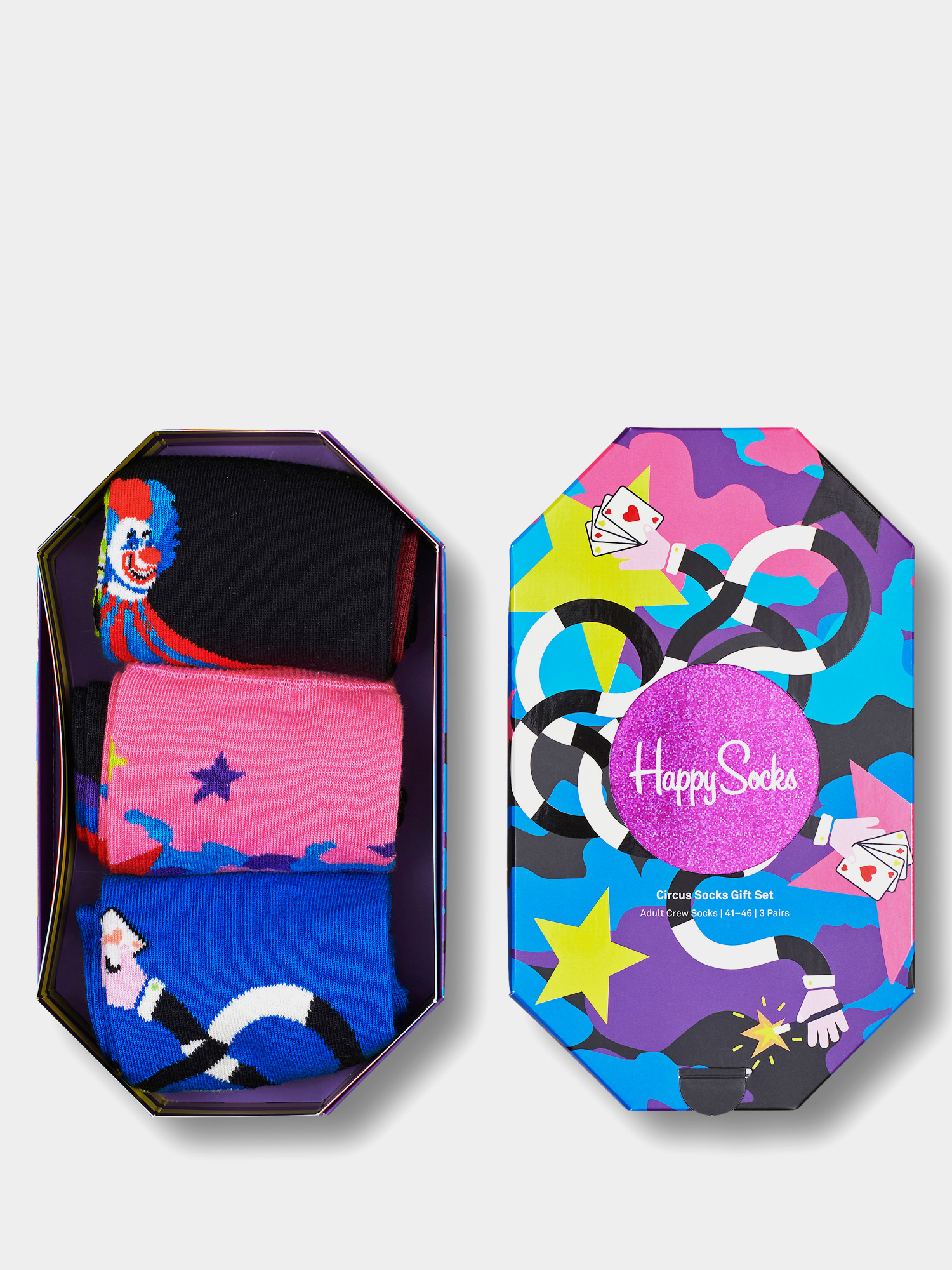 Happy Socks Circus 3Pk Zokni (multi)