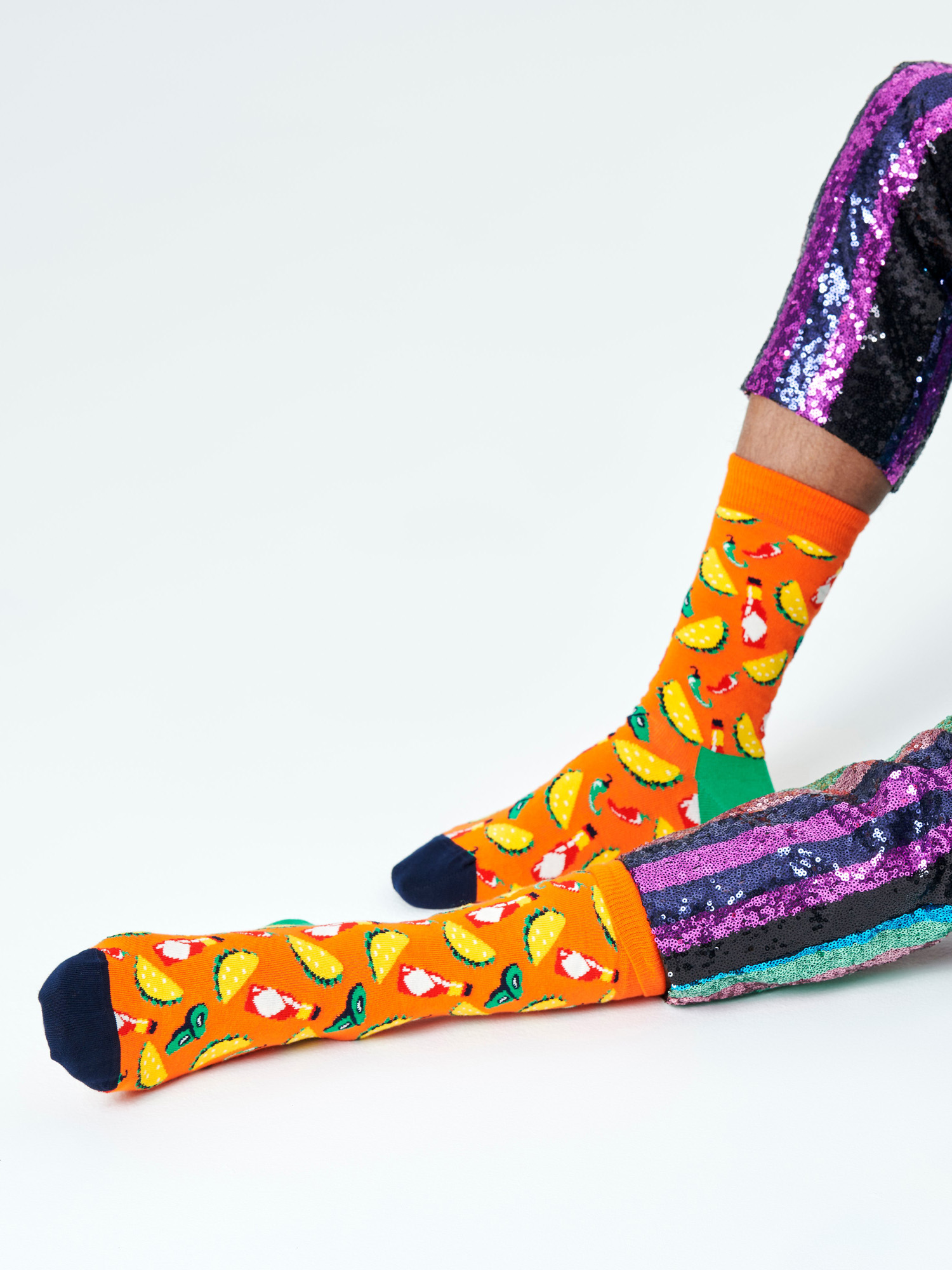 Happy Socks Taco Zokni (orange)