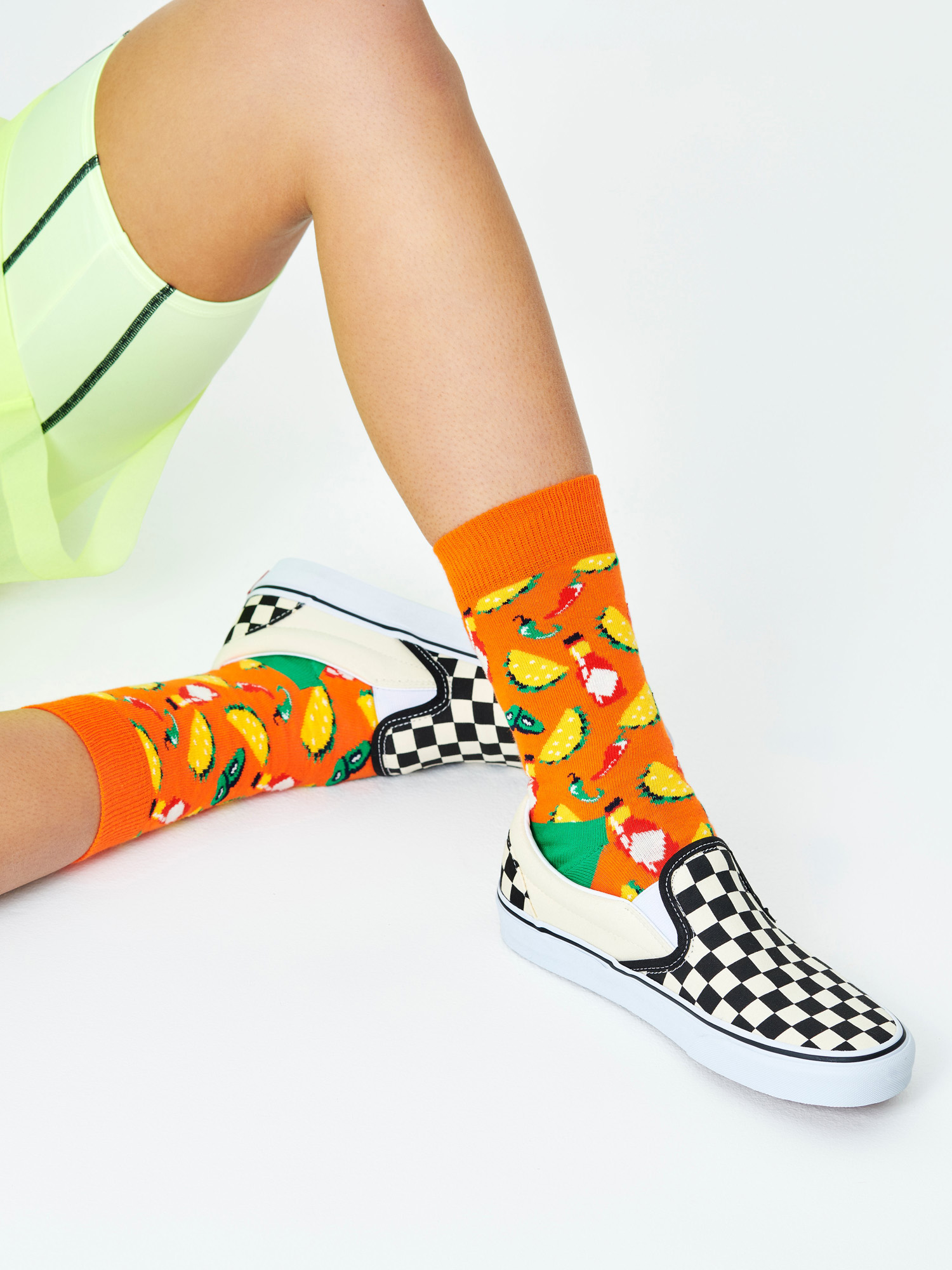 Happy Socks Taco Zokni (orange)