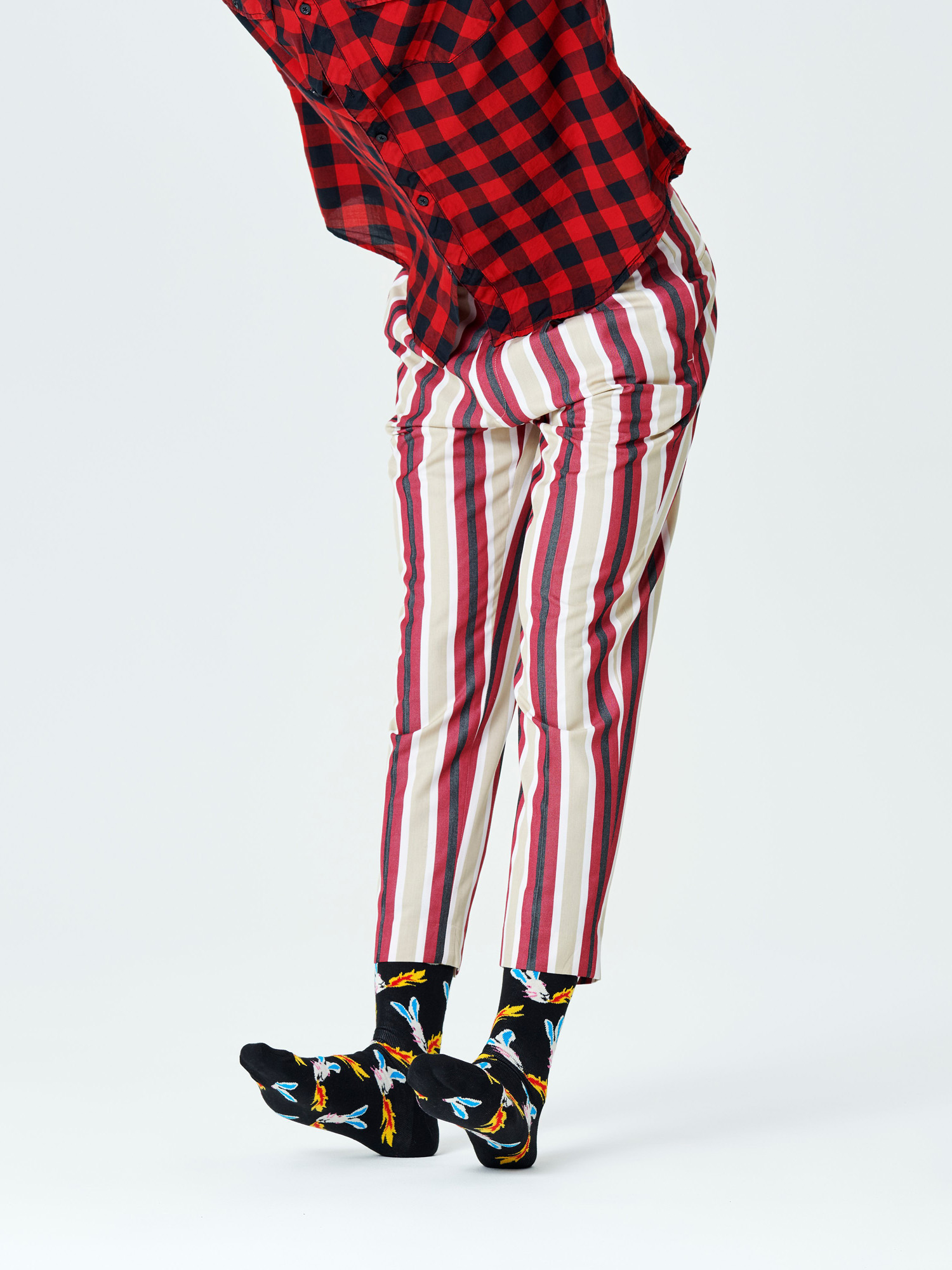 Happy Socks Fire Rabbit Zokni (black)