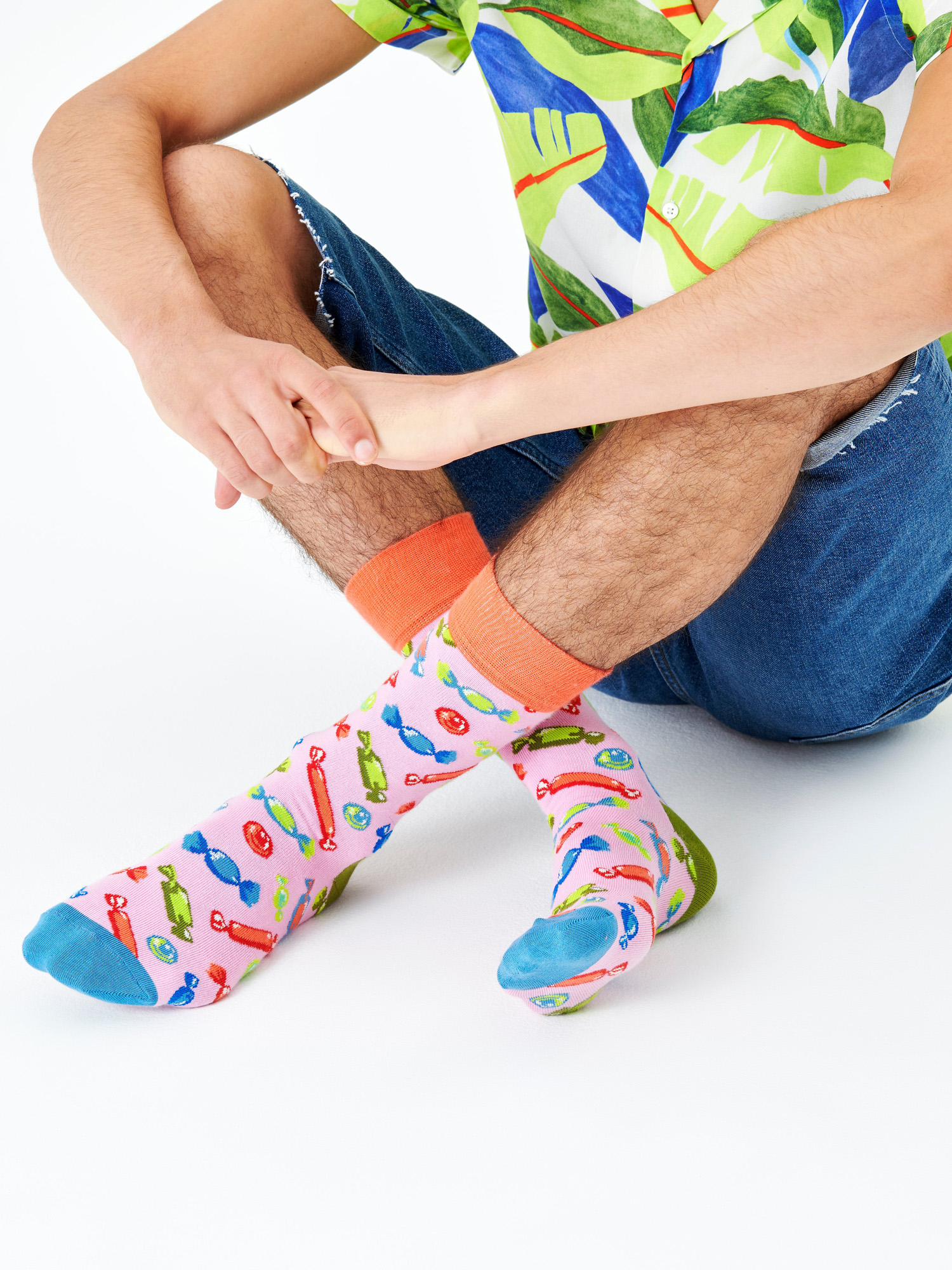 Happy Socks Candy Zokni (pink)