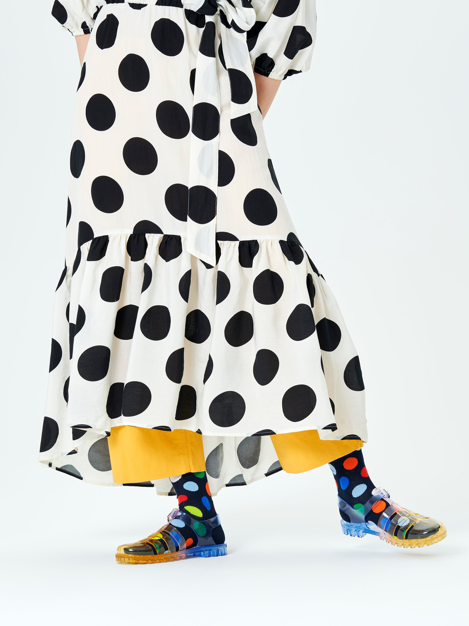 Happy Socks Big Dot Zokni (navy)