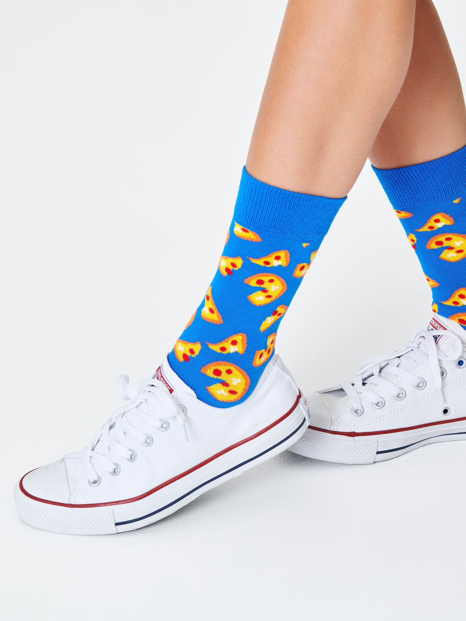 Happy Socks Pizza Zokni (blue)