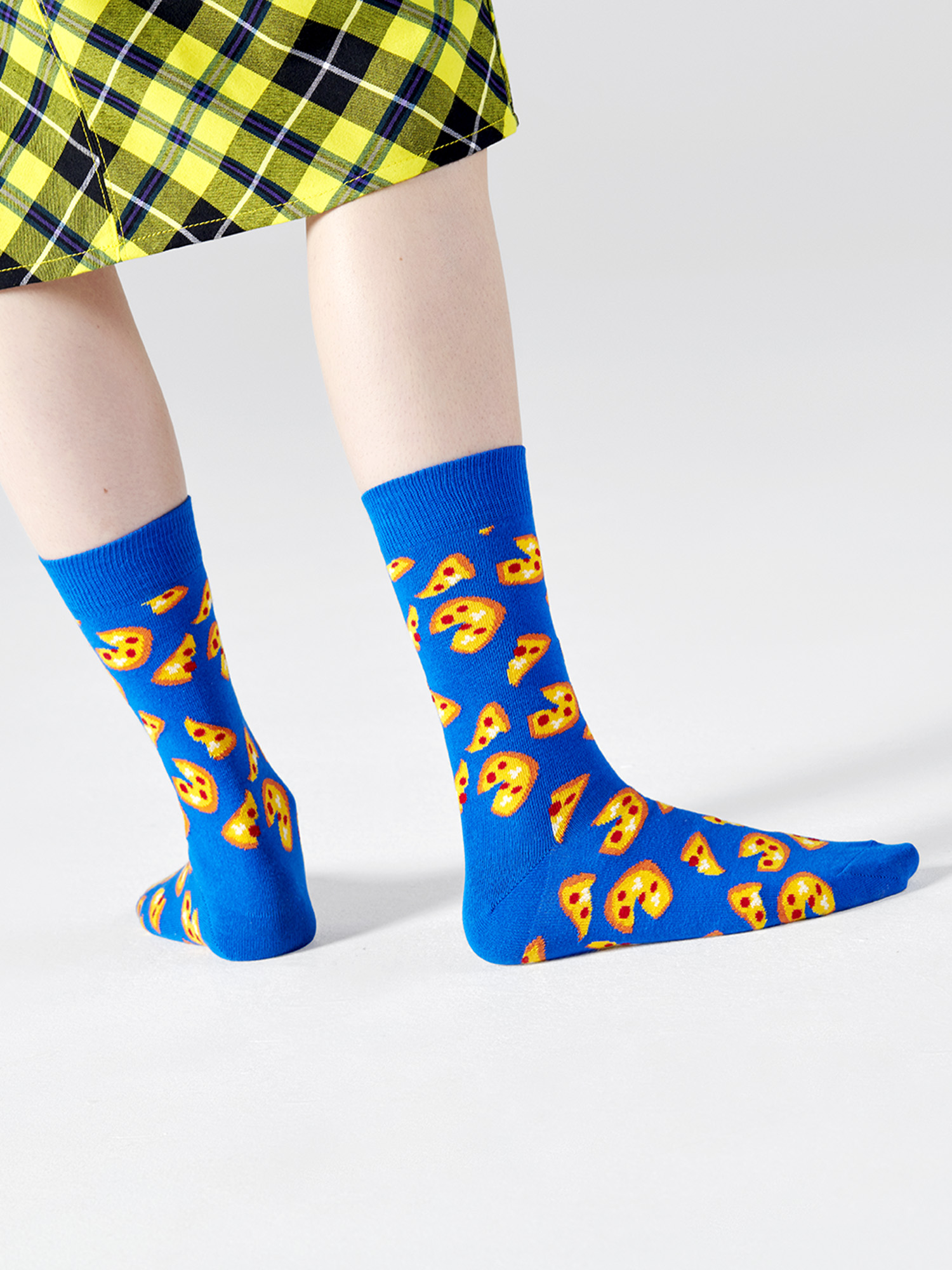 Happy Socks Pizza Zokni (blue)