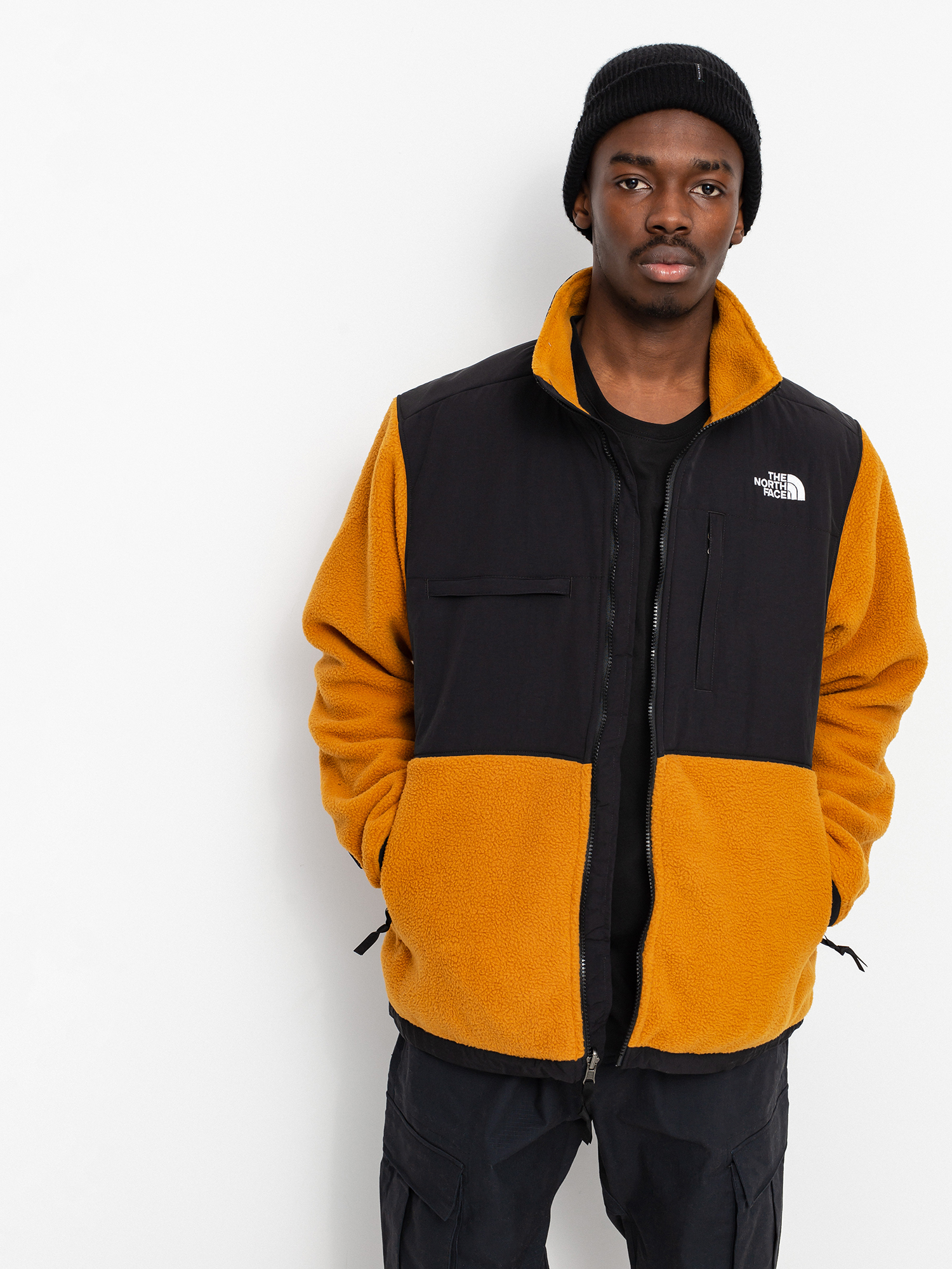 Férfi The North Face Denali 2 Polár pulóver (timber tan)