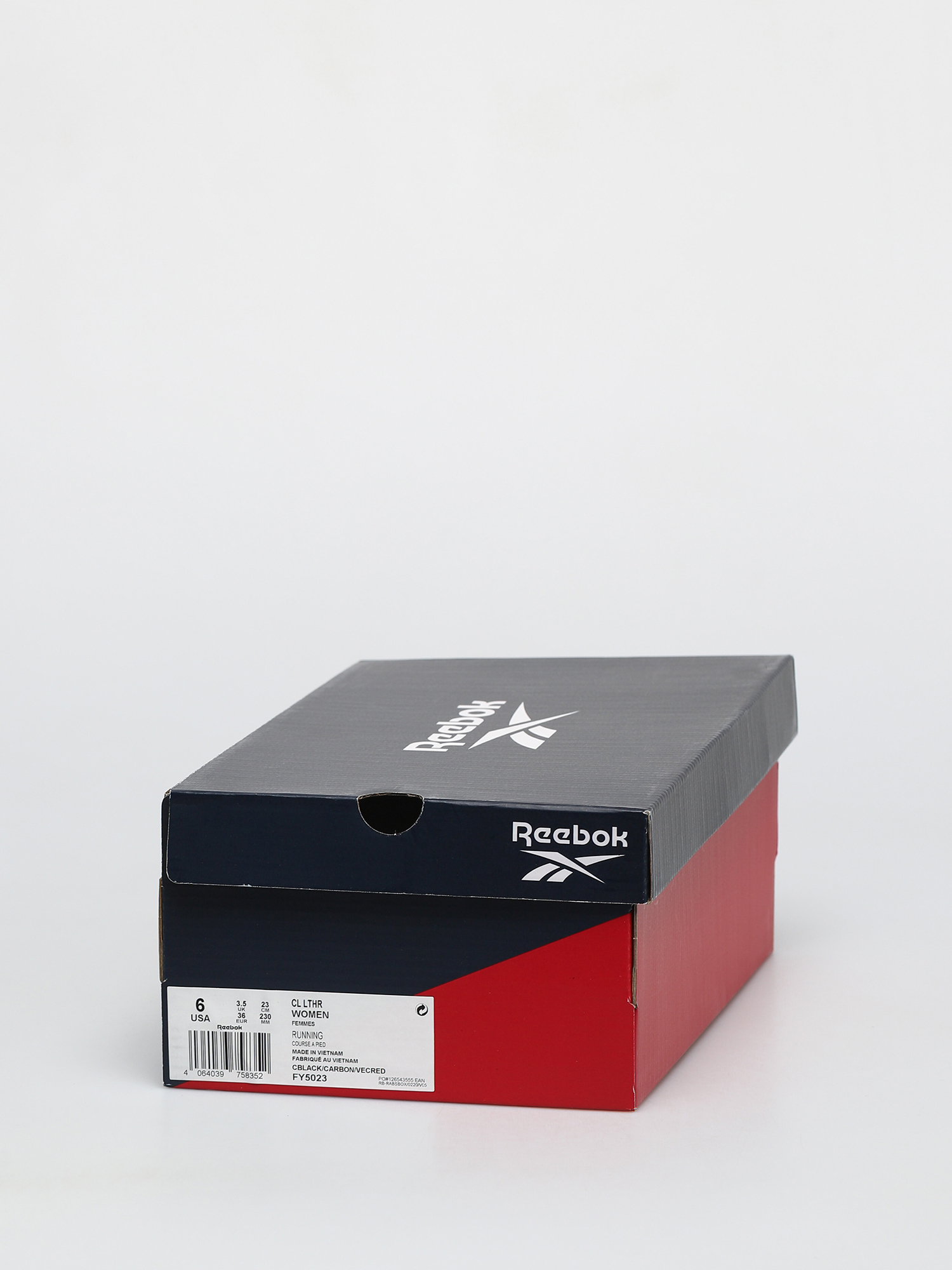 Reebok Cl Lthr Wmn Cipők (cblack/carbon/vecred)