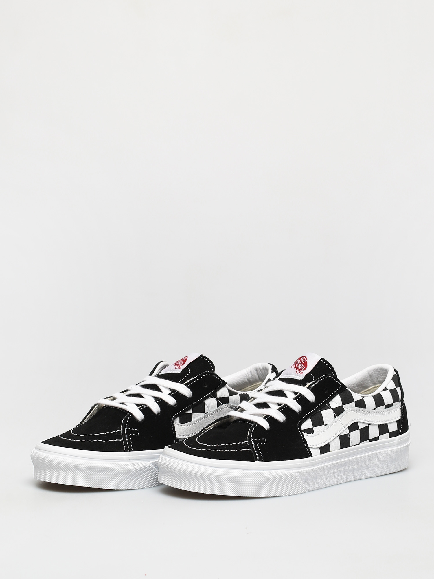 Vans Sk8 Low Cipők (canvas/suede black/checkerboard)