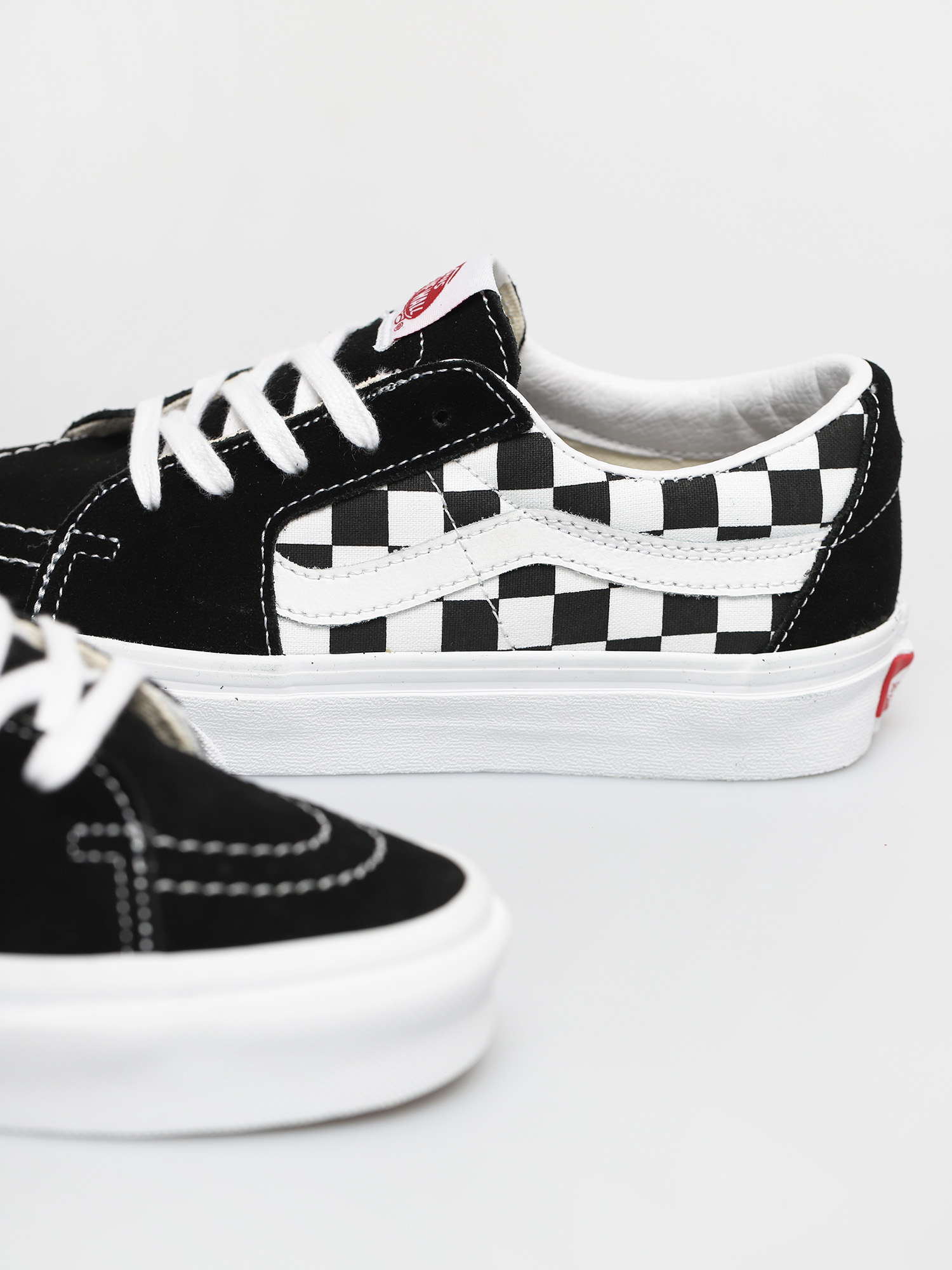 Vans Sk8 Low Cipők (canvas/suede black/checkerboard)