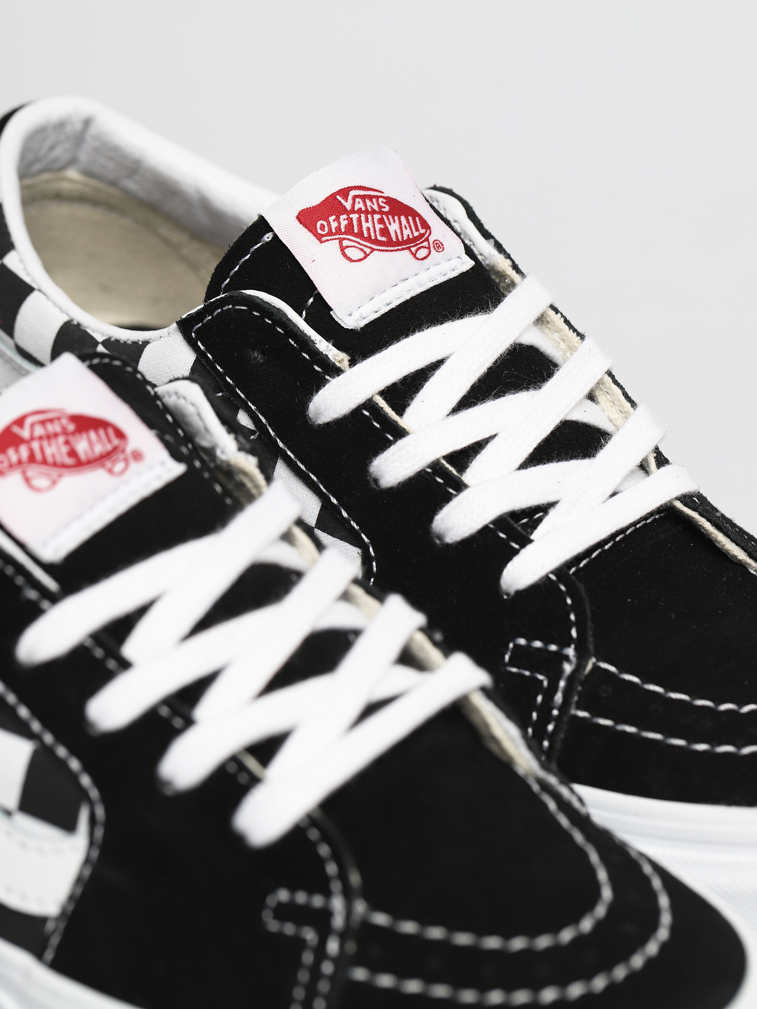 Vans Sk8 Low Cipők (canvas/suede black/checkerboard)
