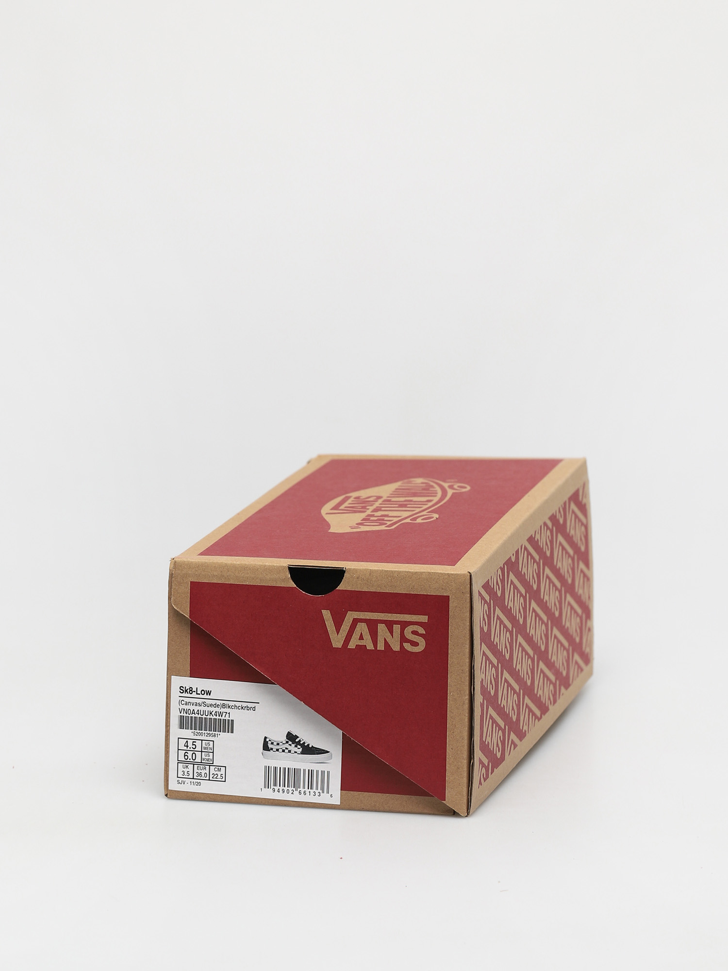 Vans Sk8 Low Cipők (canvas/suede black/checkerboard)