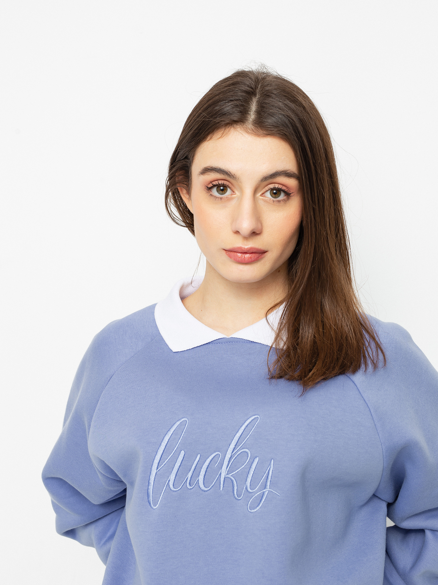 Local Heroes Lucky Collar Raglan Wmn Pulóver (blueberry)