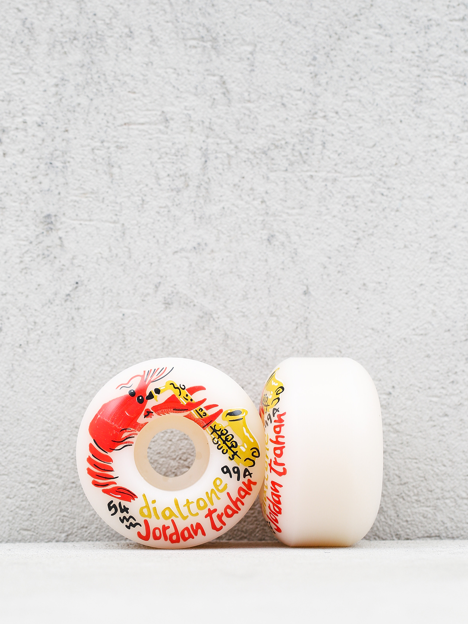 Dial Tone Trahan Zydeco Standard Gördeszka kerék (white)