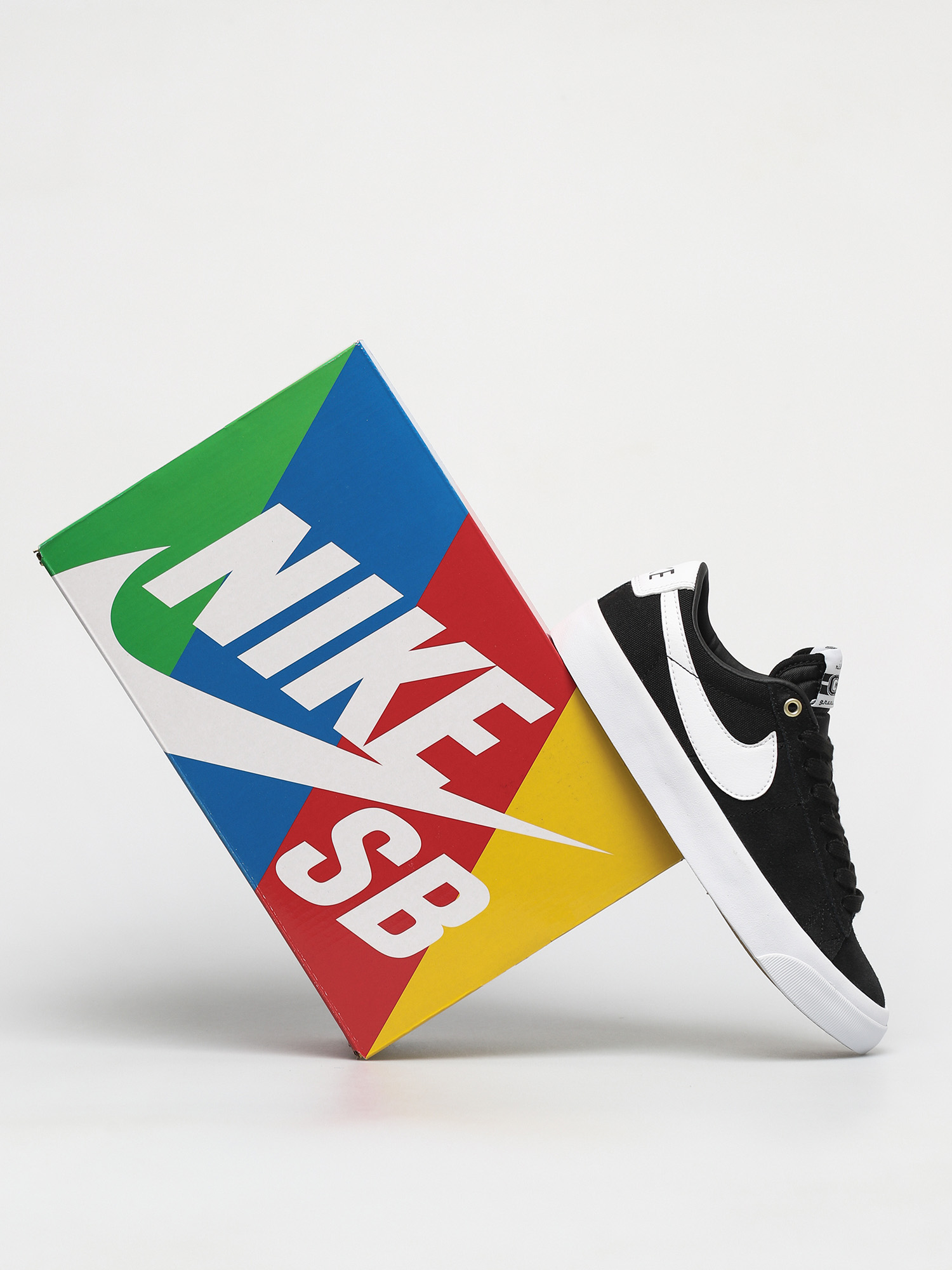 Nike SB Zoom Blazer Low Pro Gt Cipők (black/white black gum light brown)