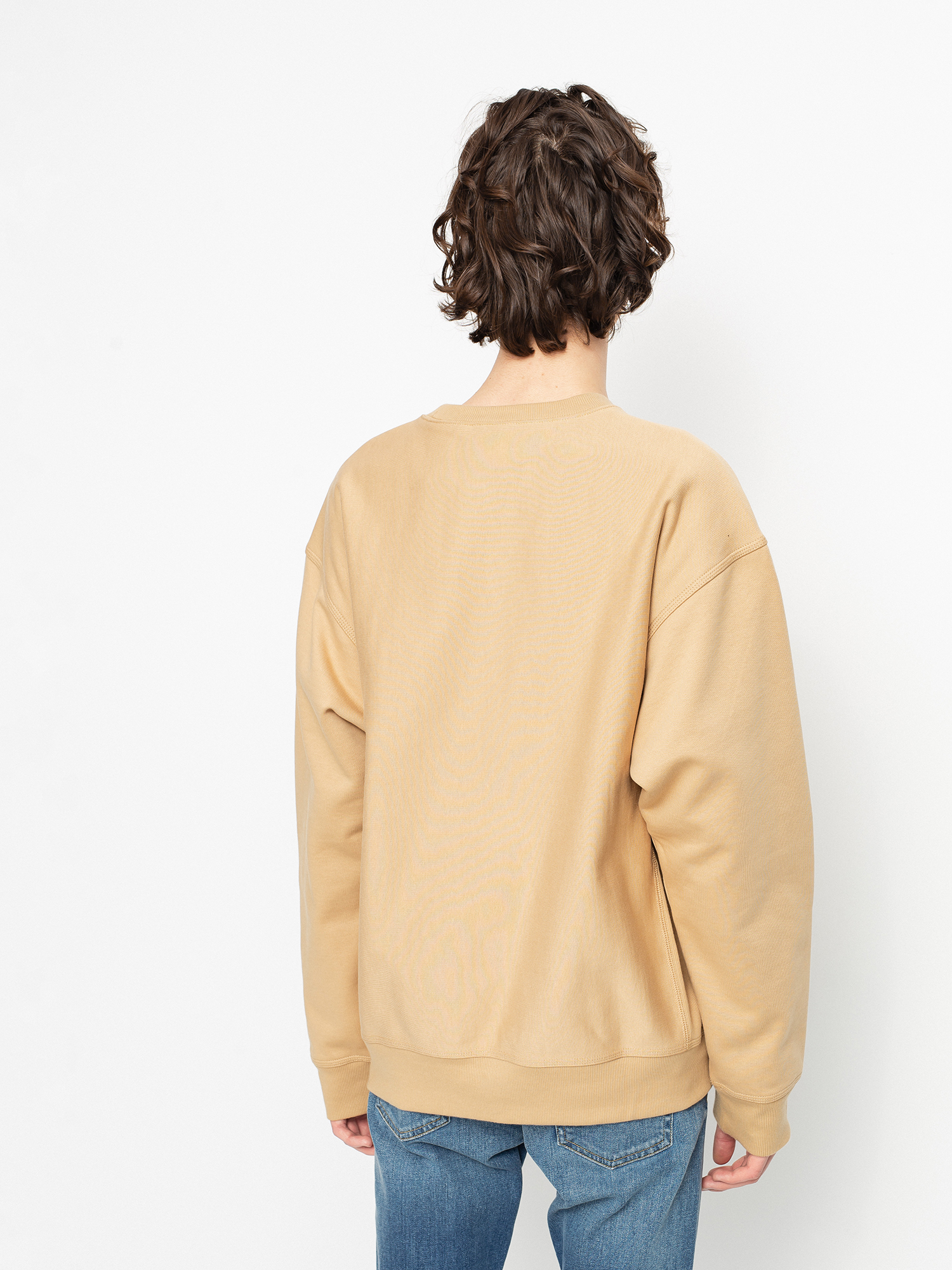 Carhartt WIP American Script Pulóver (dusty h brown)