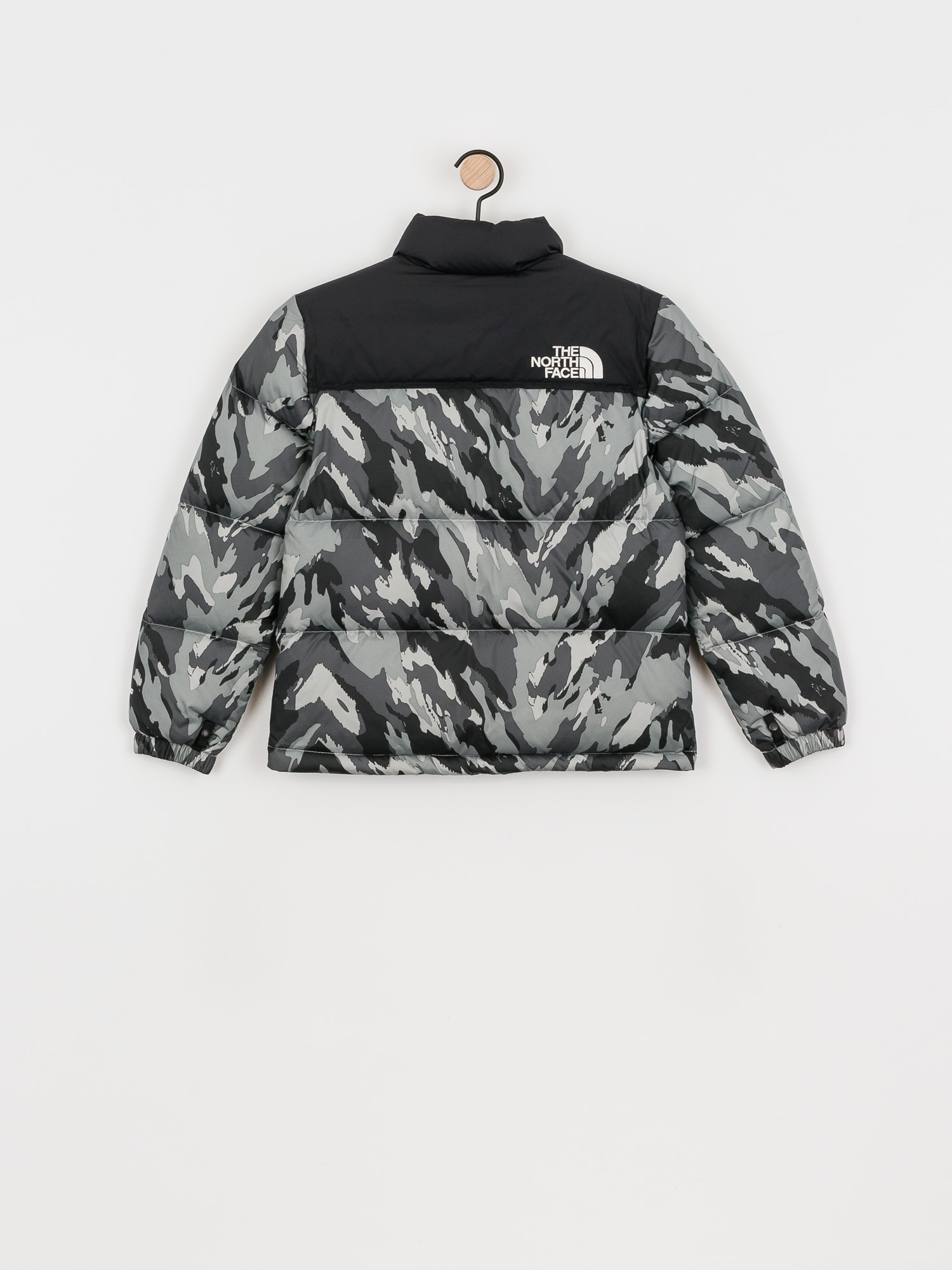 The North Face Youth 1996 Retro Nuptse Dzseki (camouflage grigio)
