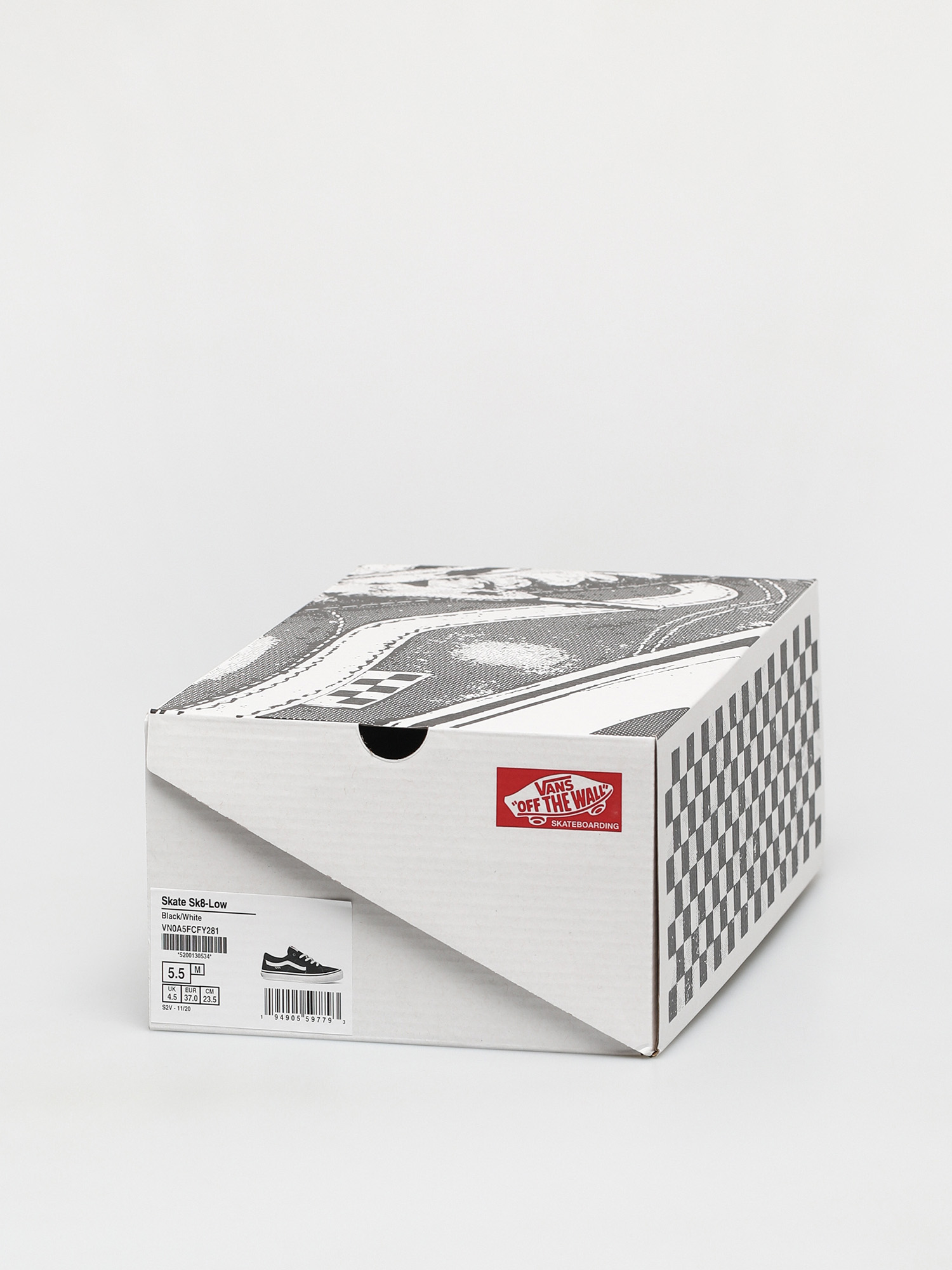 Vans Skate Sk8 Low Cipők (black/white)