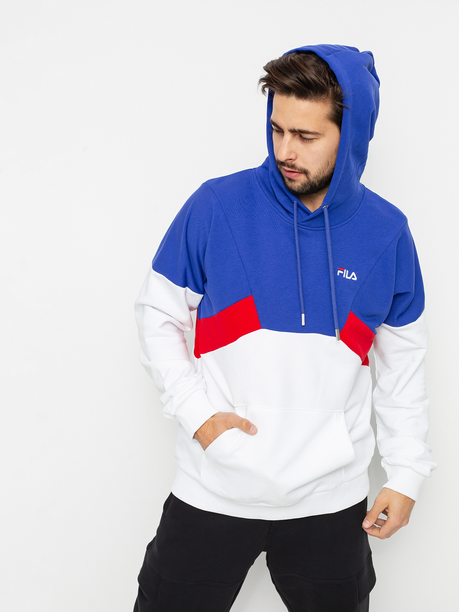 Fila Alem HD Kapucnis pulóver (clematis blue)