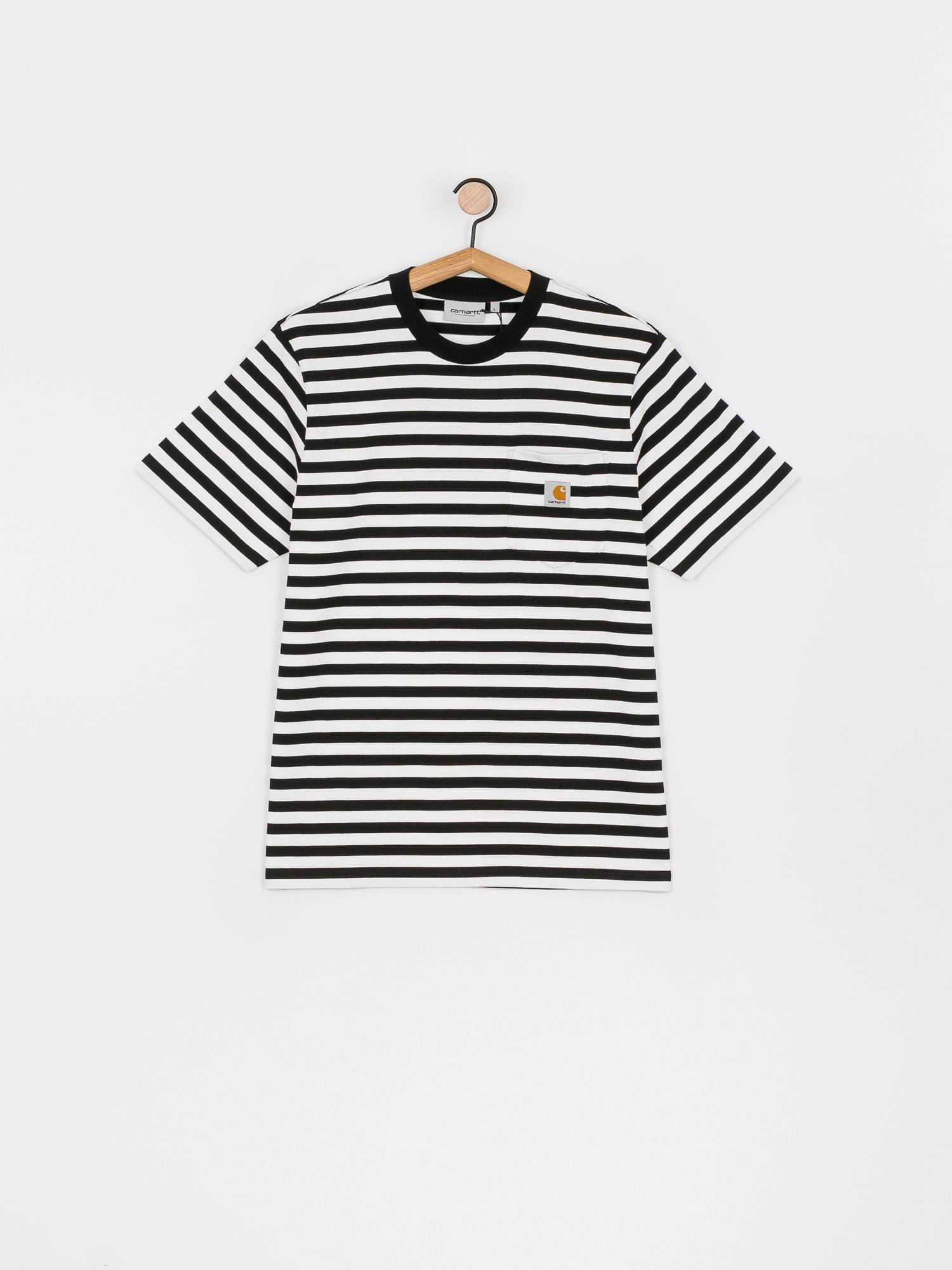 Carhartt WIP Scotty Pocket Ujjatlan felső (scotty stripe black/white)