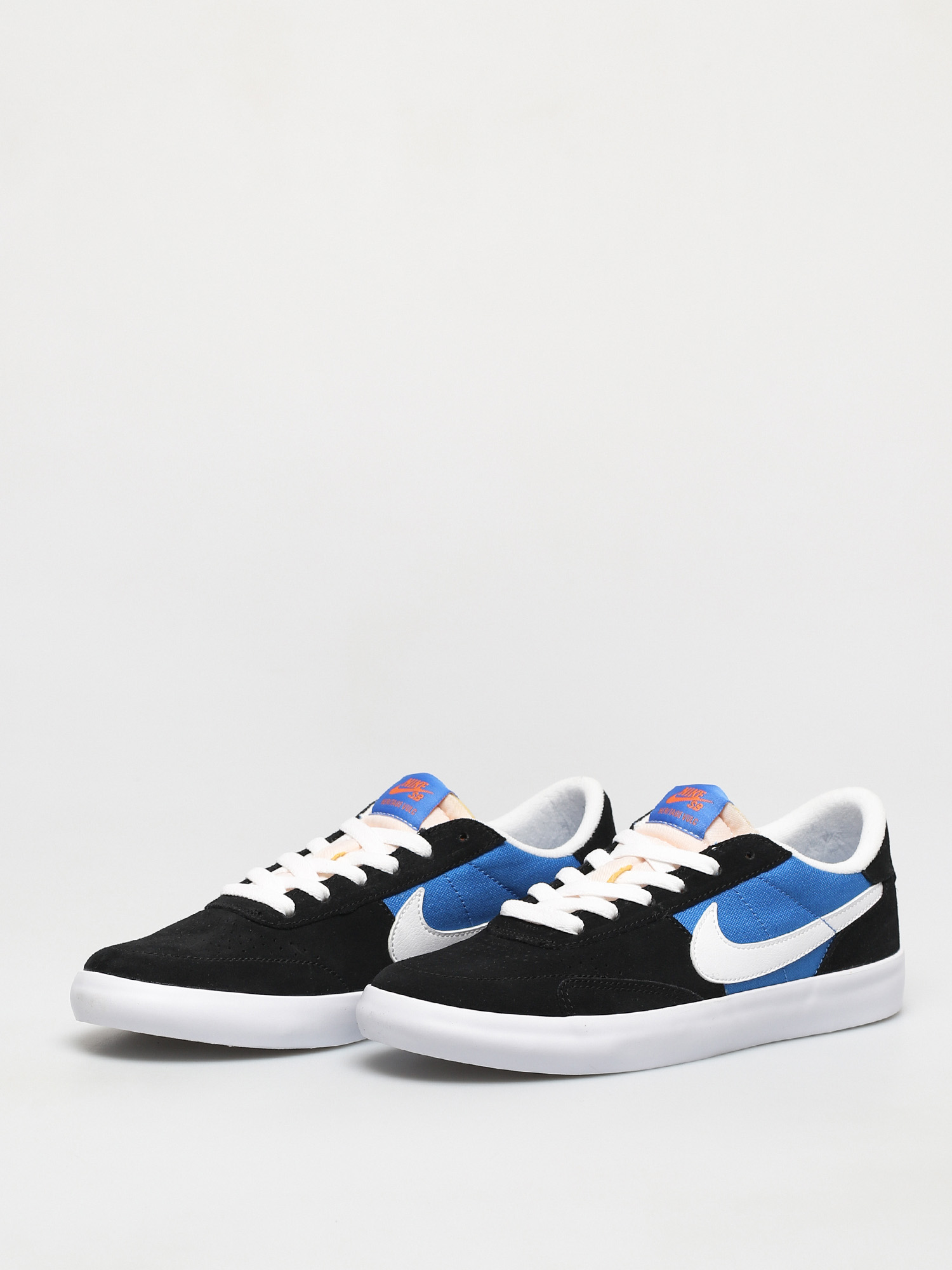 Nike SB Heritage Vulc Cipők (black/white signal blue safety orange)