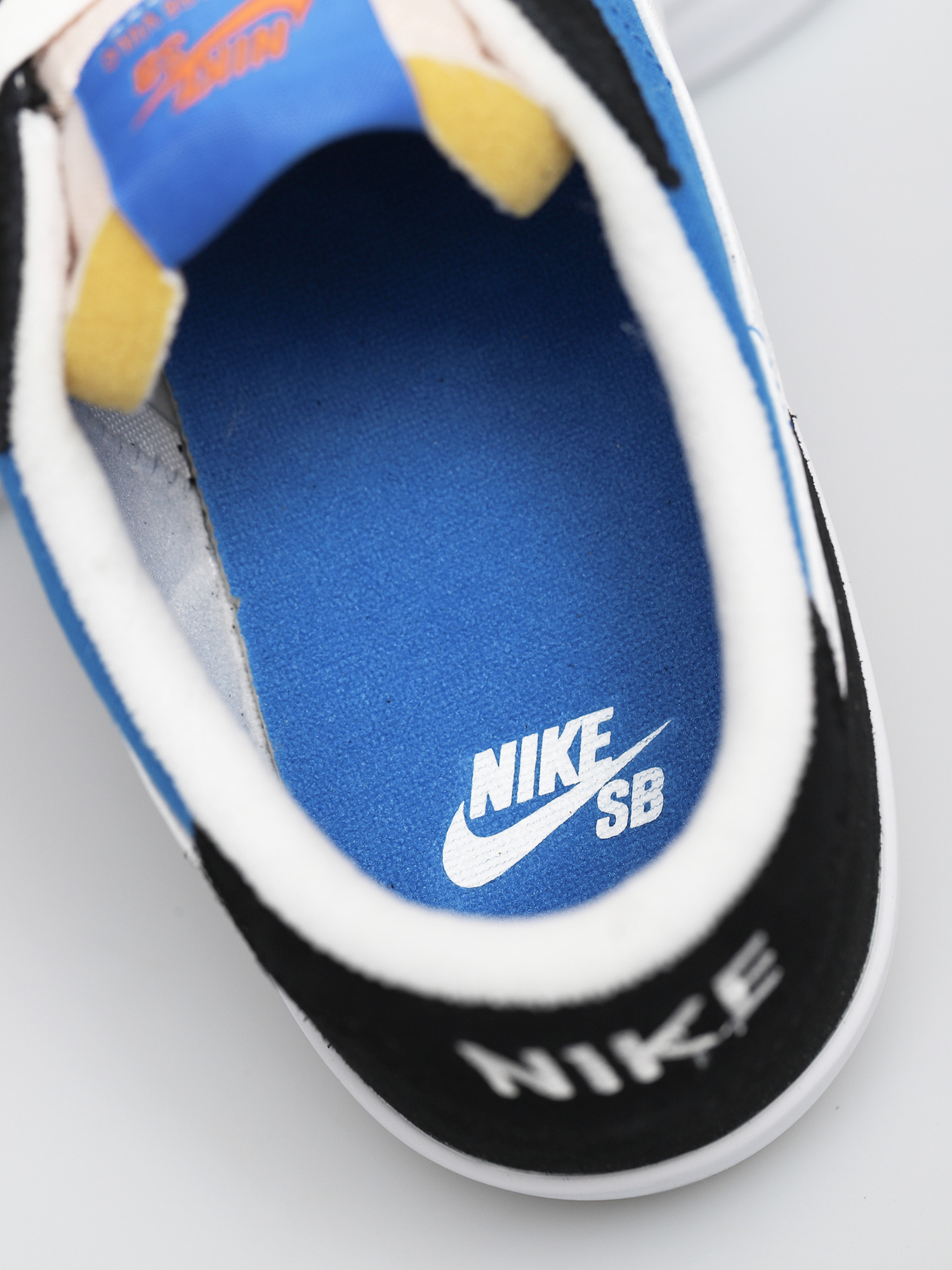 Nike SB Heritage Vulc Cipők (black/white signal blue safety orange)